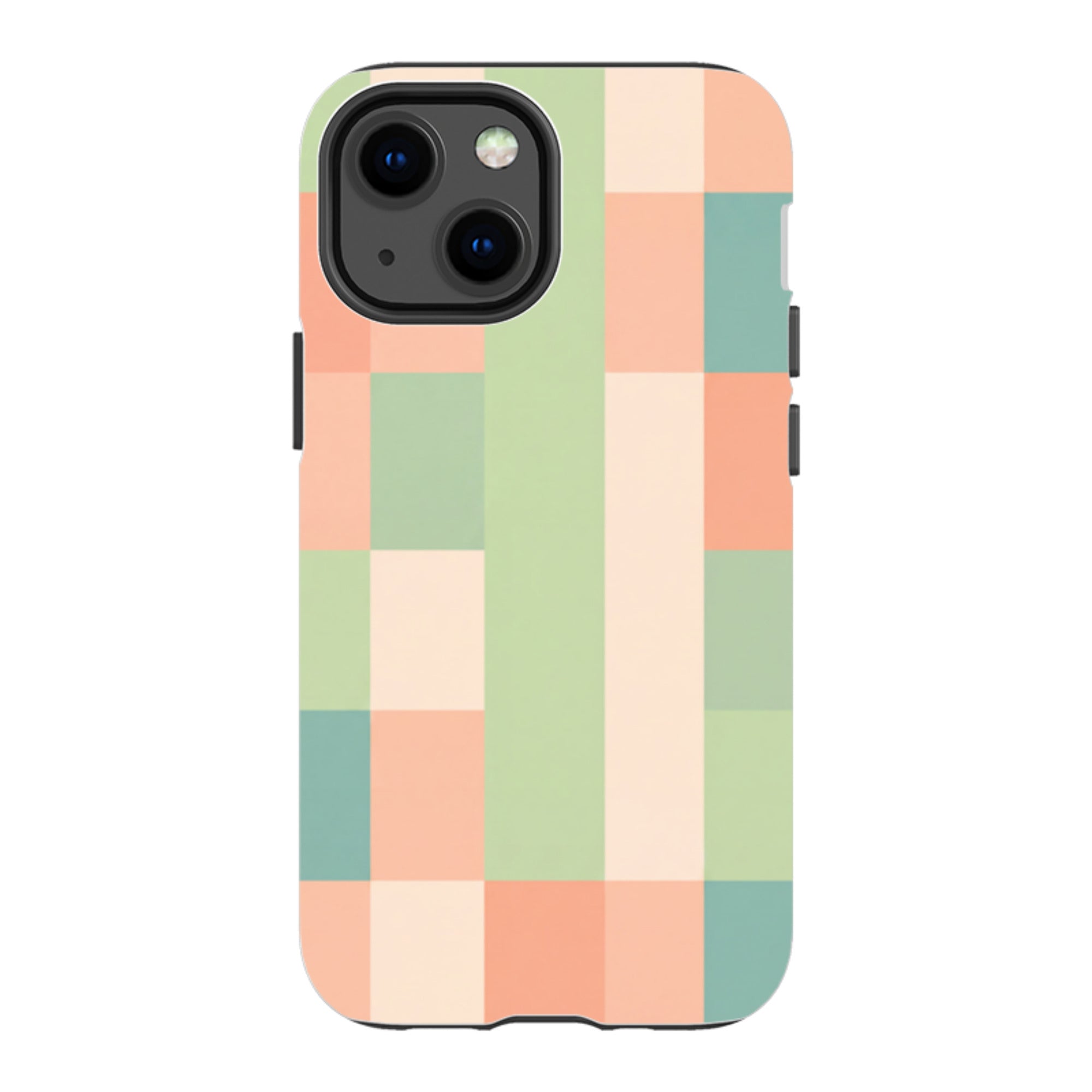iPhone Tough Case - Pastel Gingham