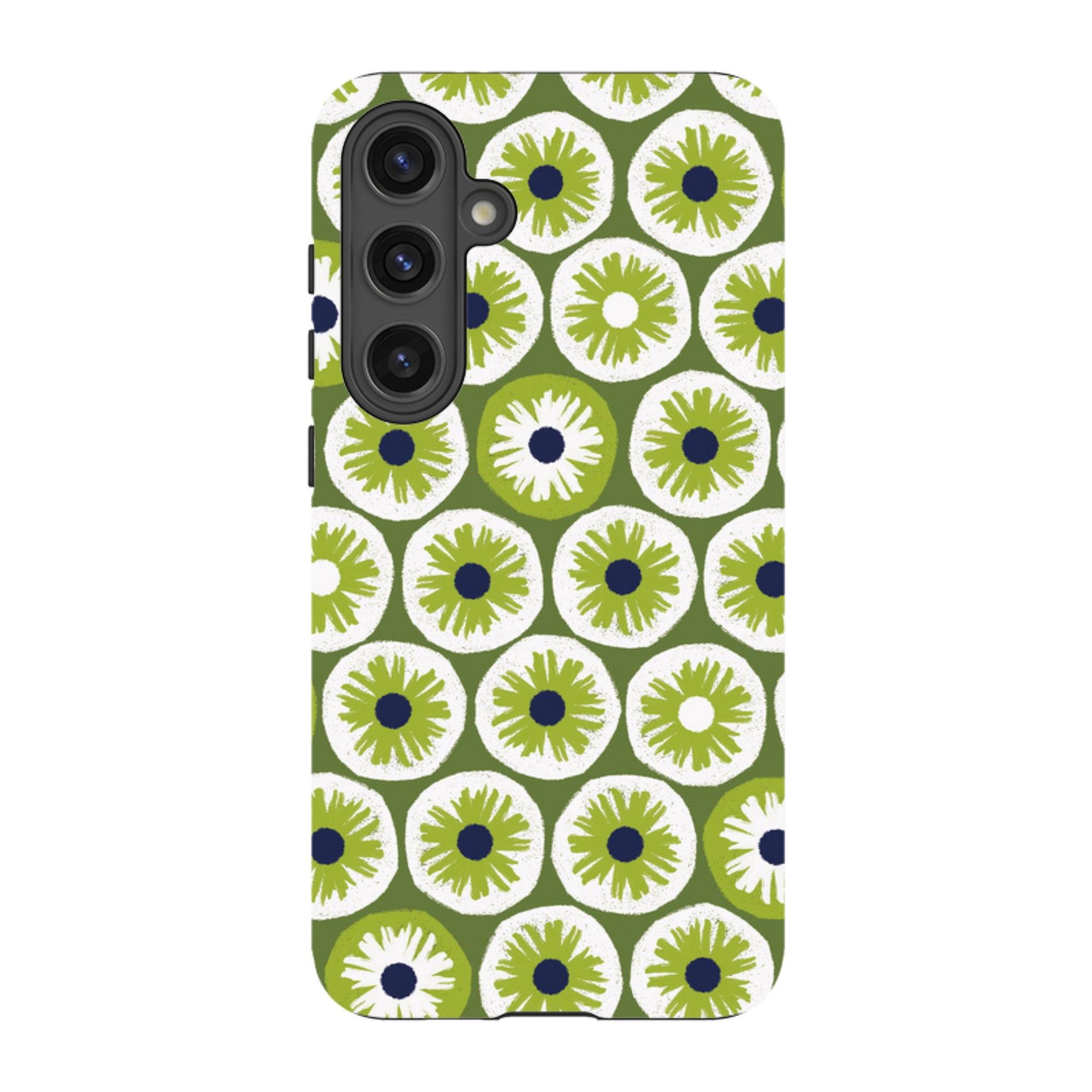 Samsung Tough Case - Penny Flowers Green By Ali Brookes