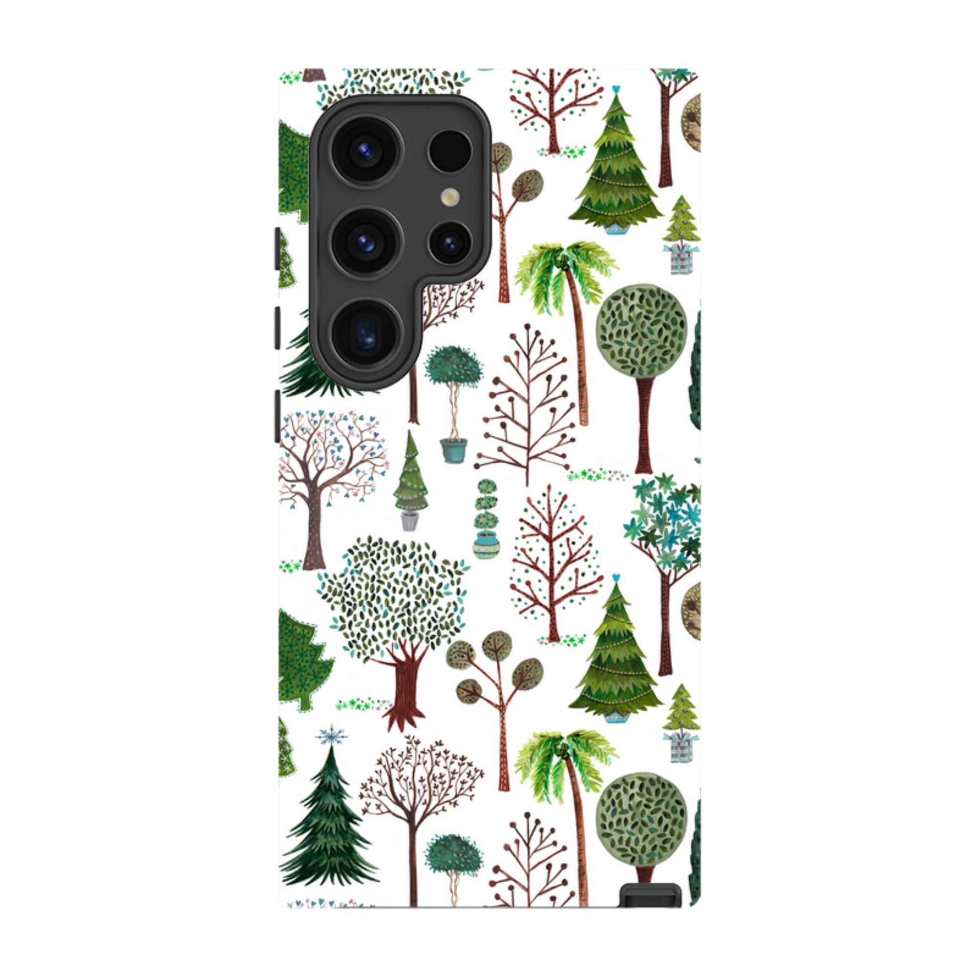 Samsung Tough Case - Xmas Trees By Caroline Bonne Muller