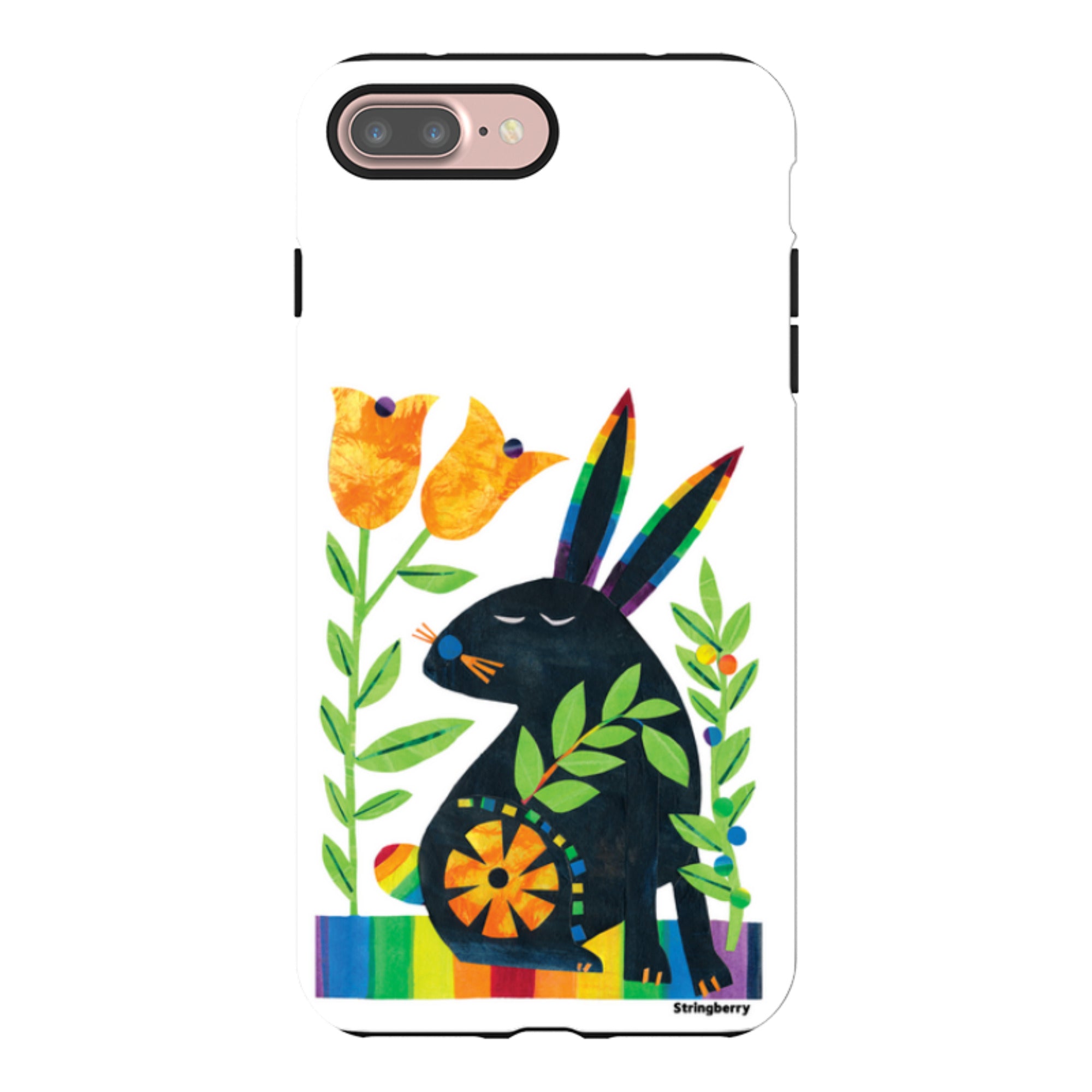 iPhone Tough Case - Pride Rabbit By Tracey English