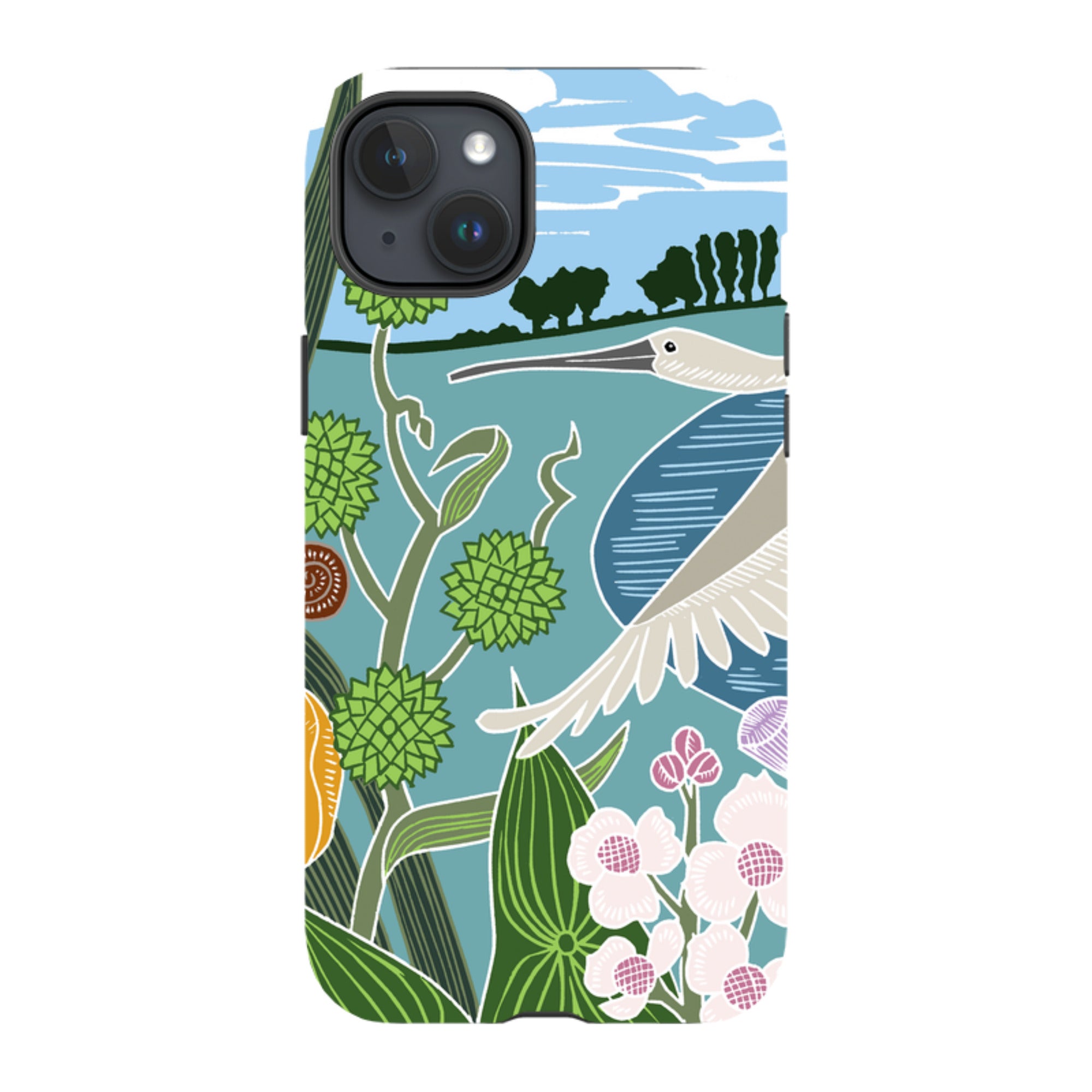 iPhone Tough Case - Spoonbill By Kate Heiss