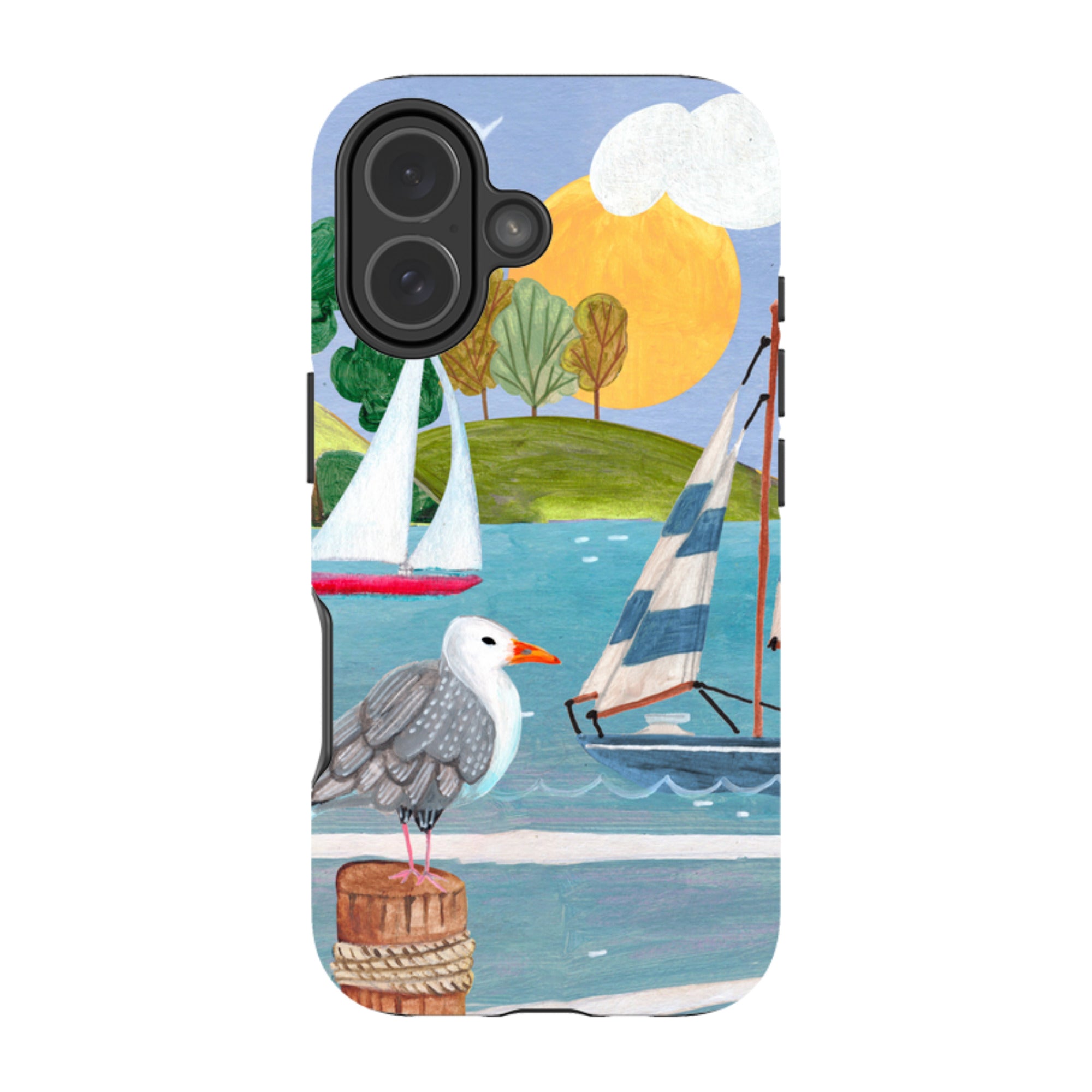 iPhone MagSafe Tough Case -  Sailing By Caroline Bonne Muller