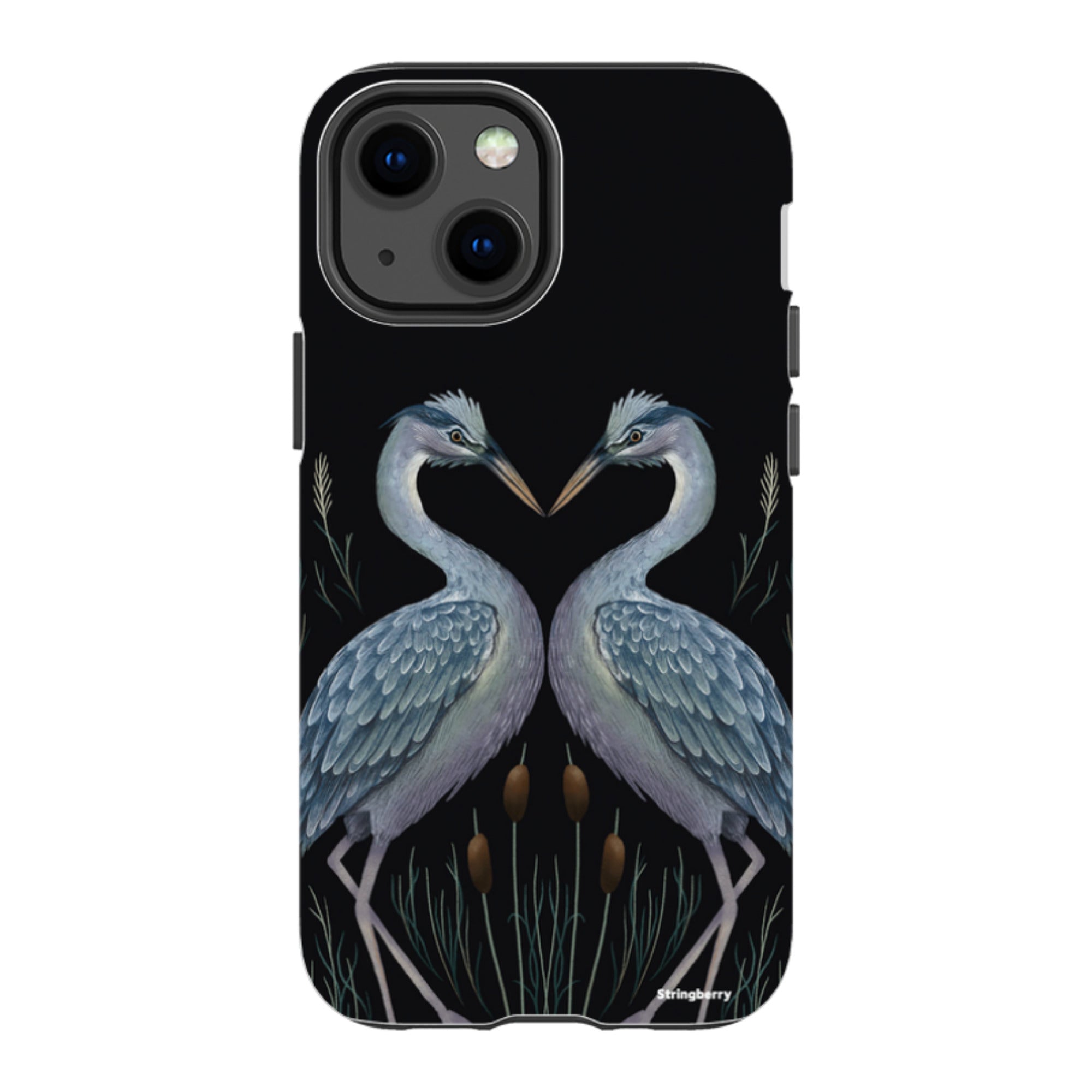 iPhone Tough Case - Heron Pair By Anna Stead