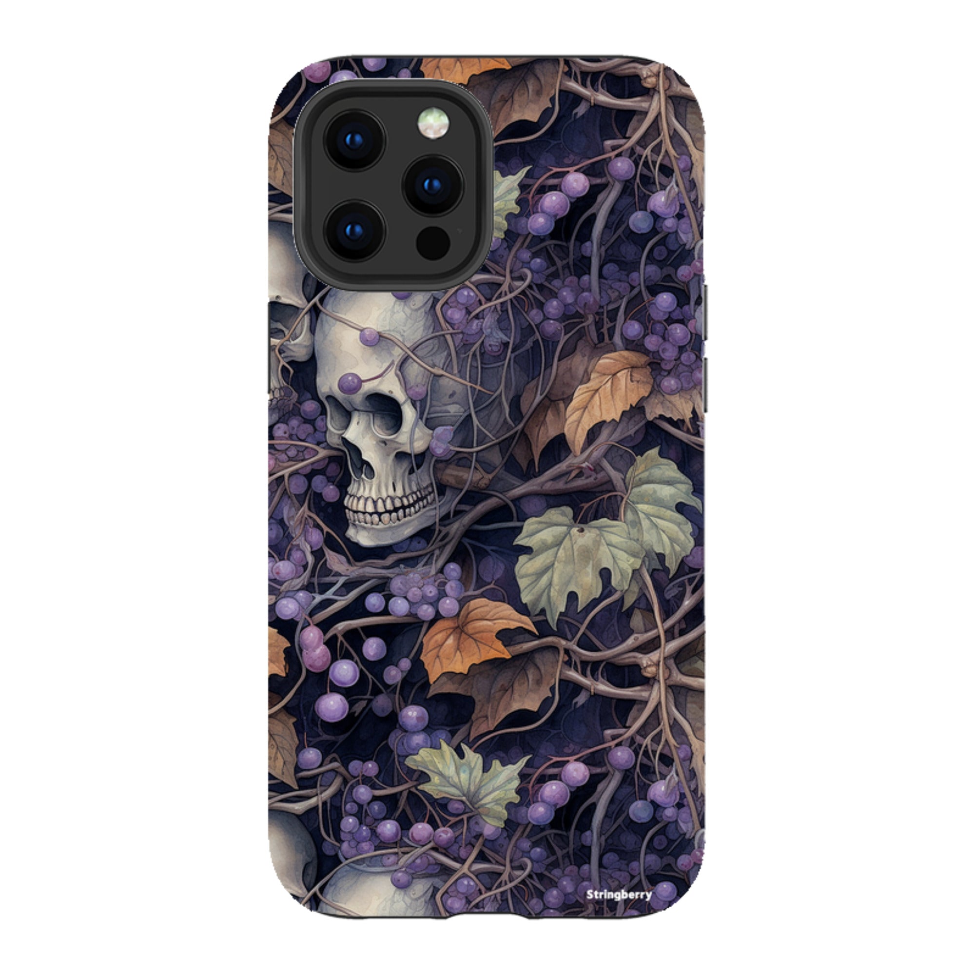 iPhone Tough Case - Grape Skull