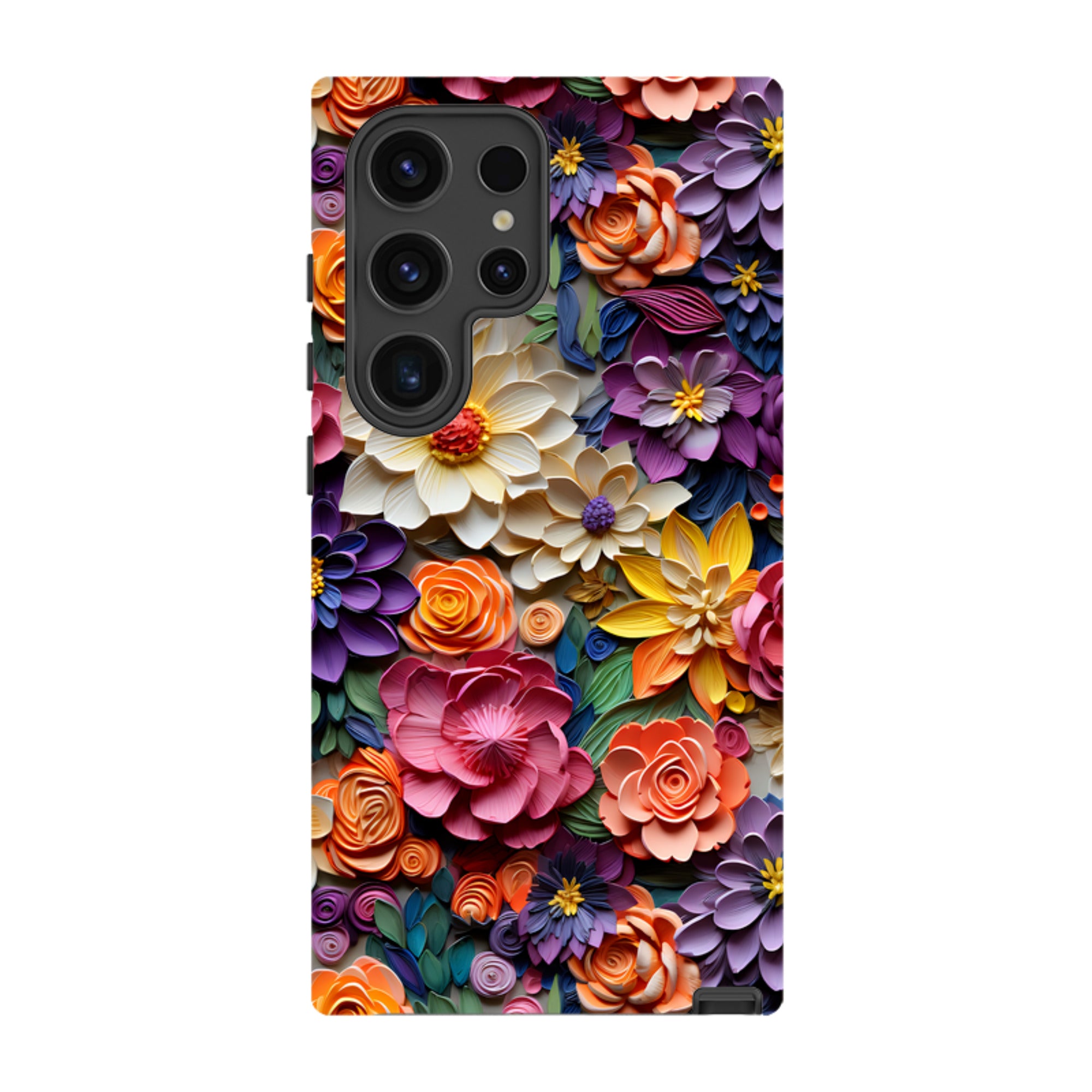 Samsung Tough Case - Violet Floral