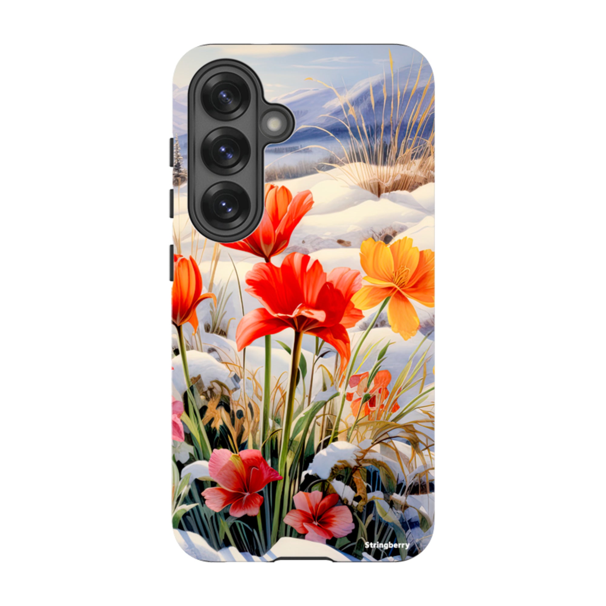 Samsung Tough Case - Winter Wild Flowers III