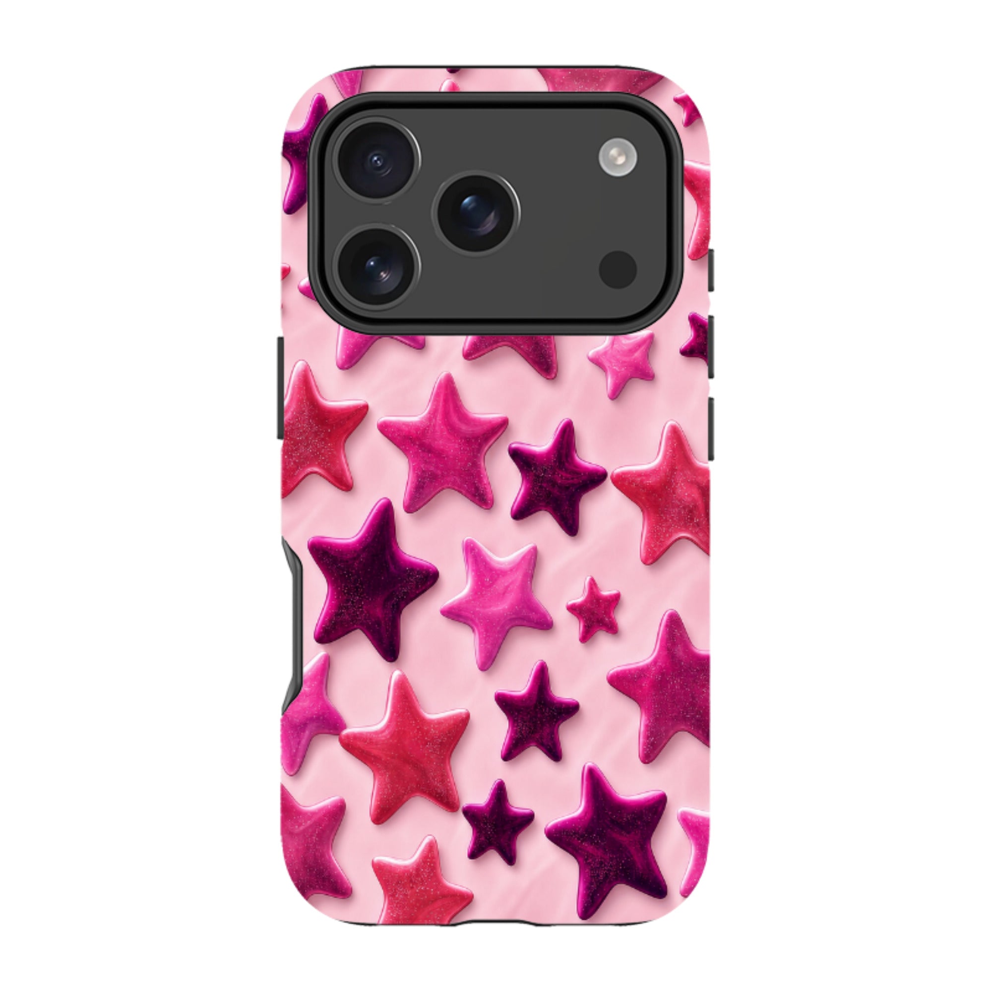 iPhone Tough Case - Fuchsia Star