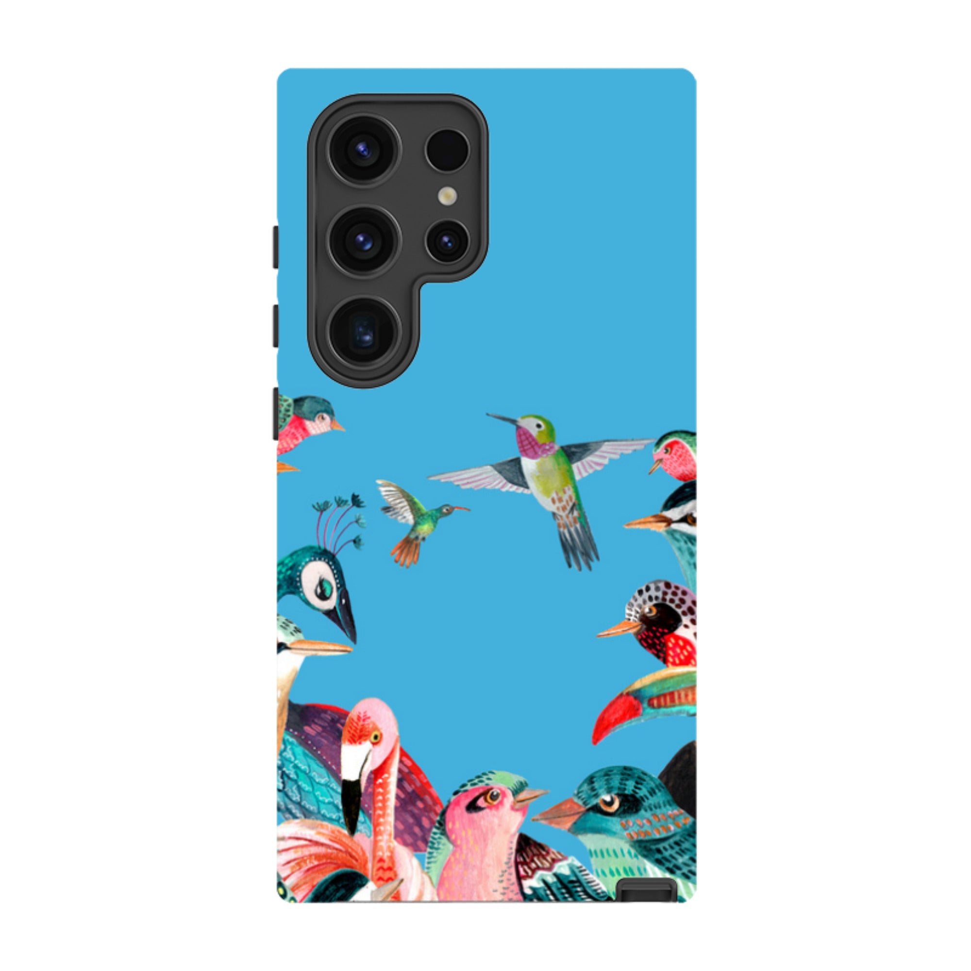 Samsung Tough Case - Blue Birds By Caroline Bonne Muller