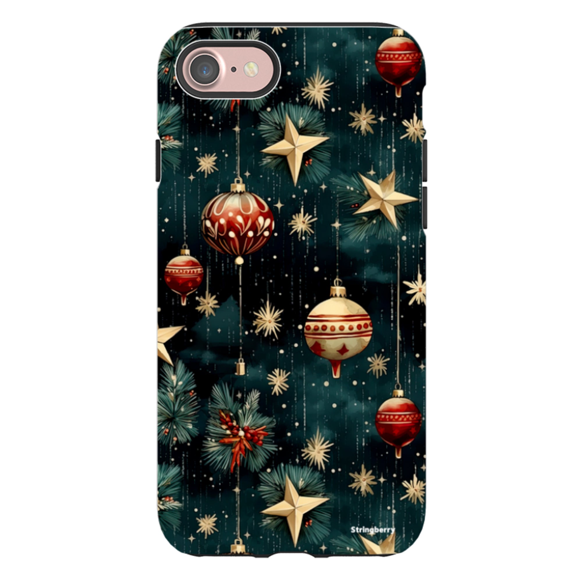 iPhone Tough Case - Christmas Baubles III