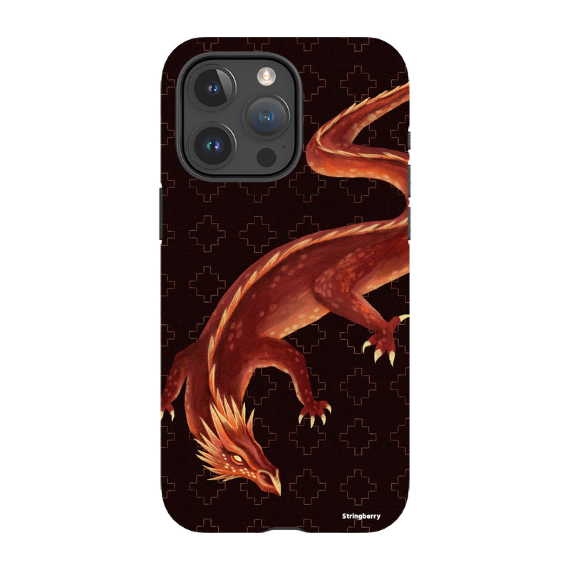 iPhone Tough Case - Beowulf Dragon By Anna Stead