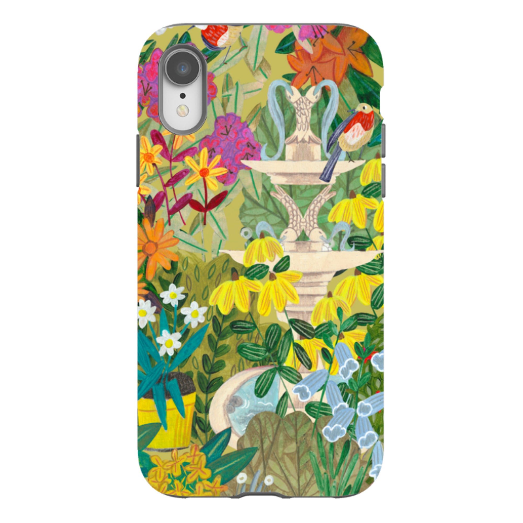 iPhone Tough Case - Floral Garden By Caroline Bonne Muller