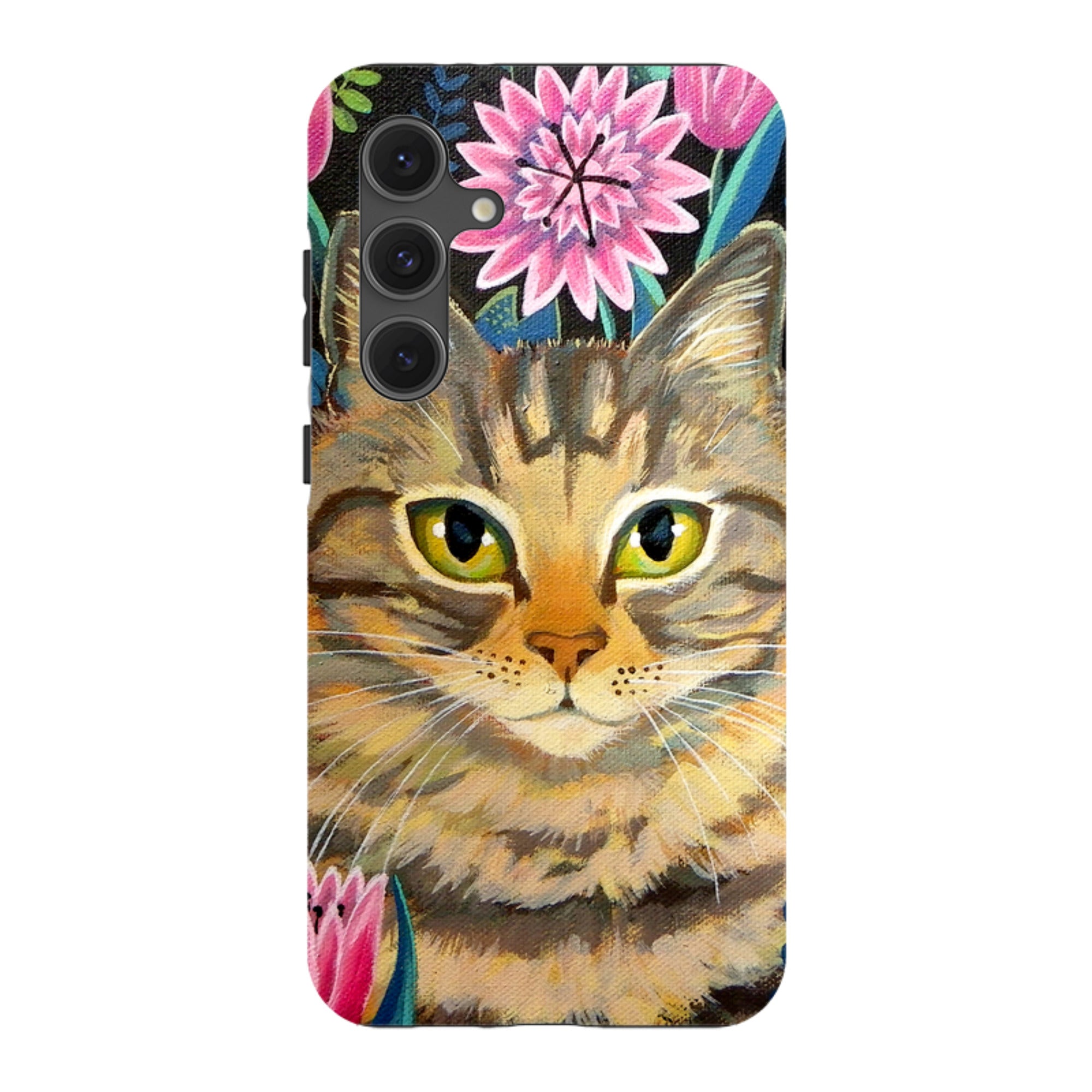 Samsung Tough Case - Tabby Cat By Mary Stubberfield