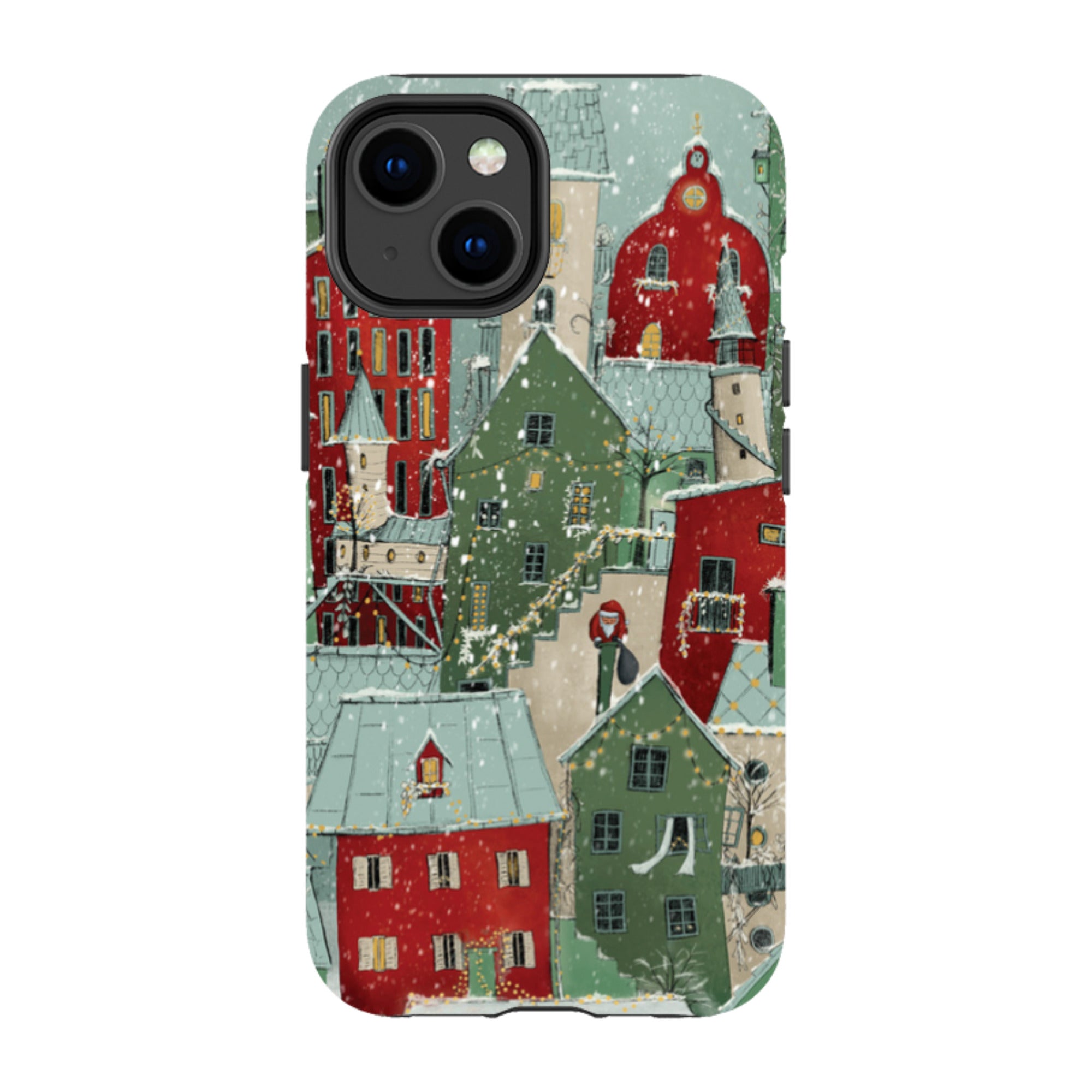 iPhone Tough Case - Citywinkles Red By Maja Lindberg