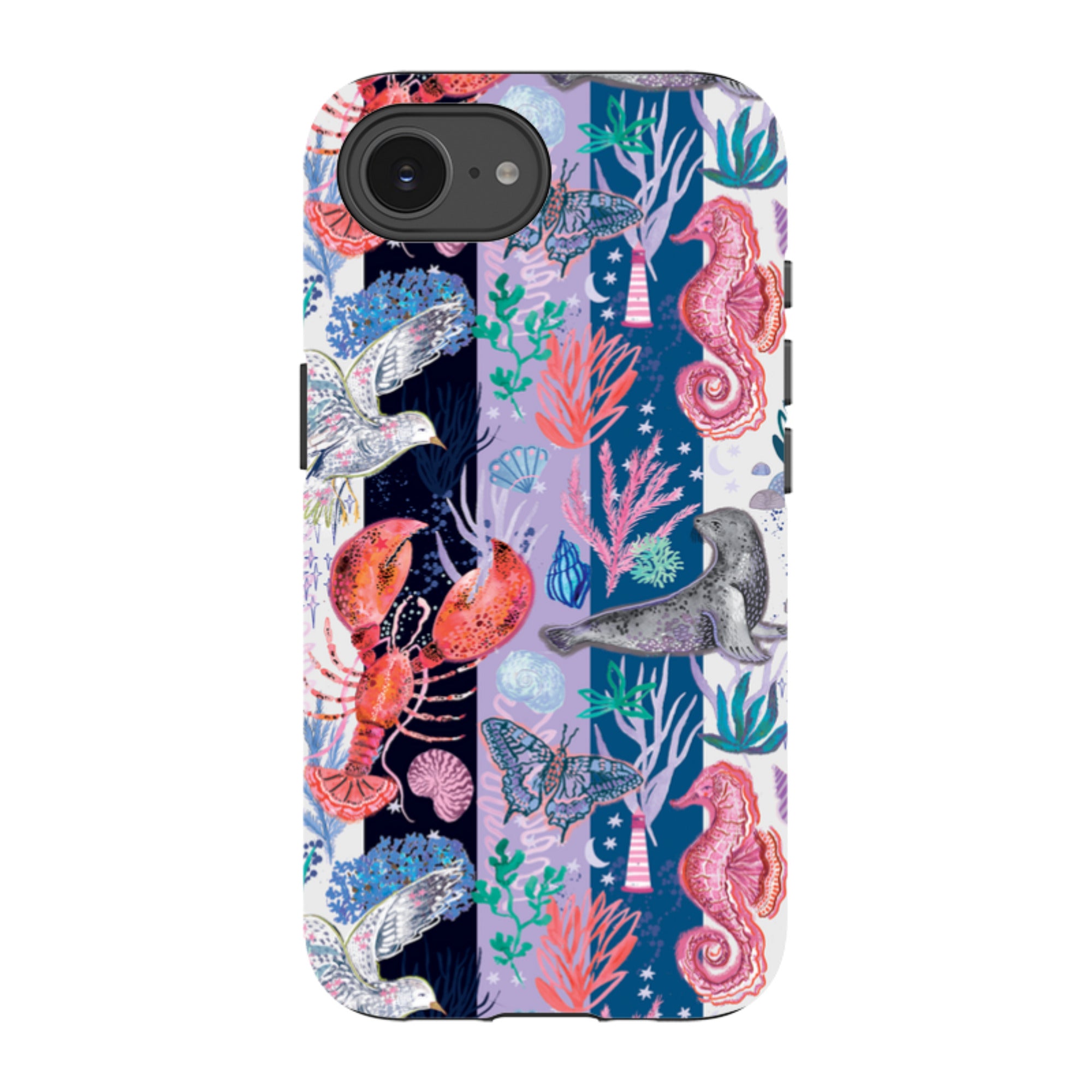iPhone Case - Coastal Calling Stripe III By Emma Frances Grant