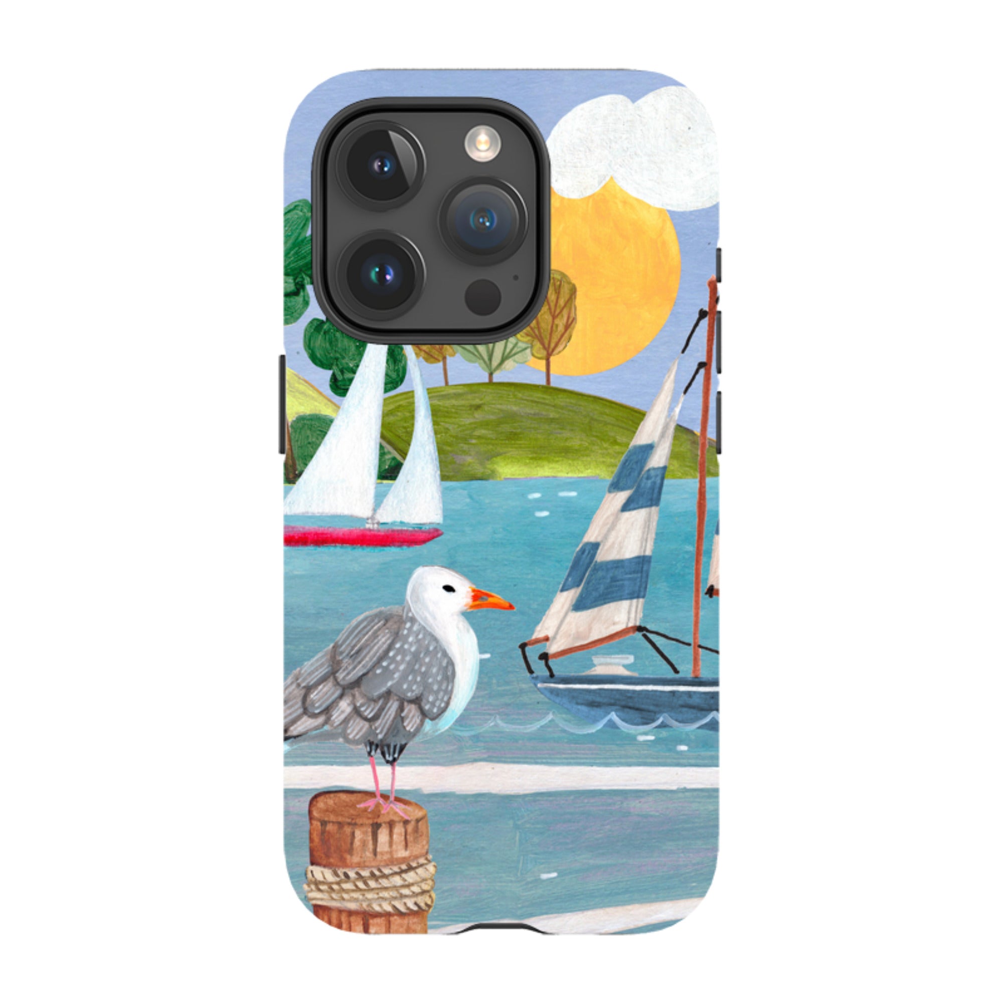 iPhone MagSafe Tough Case -  Sailing By Caroline Bonne Muller