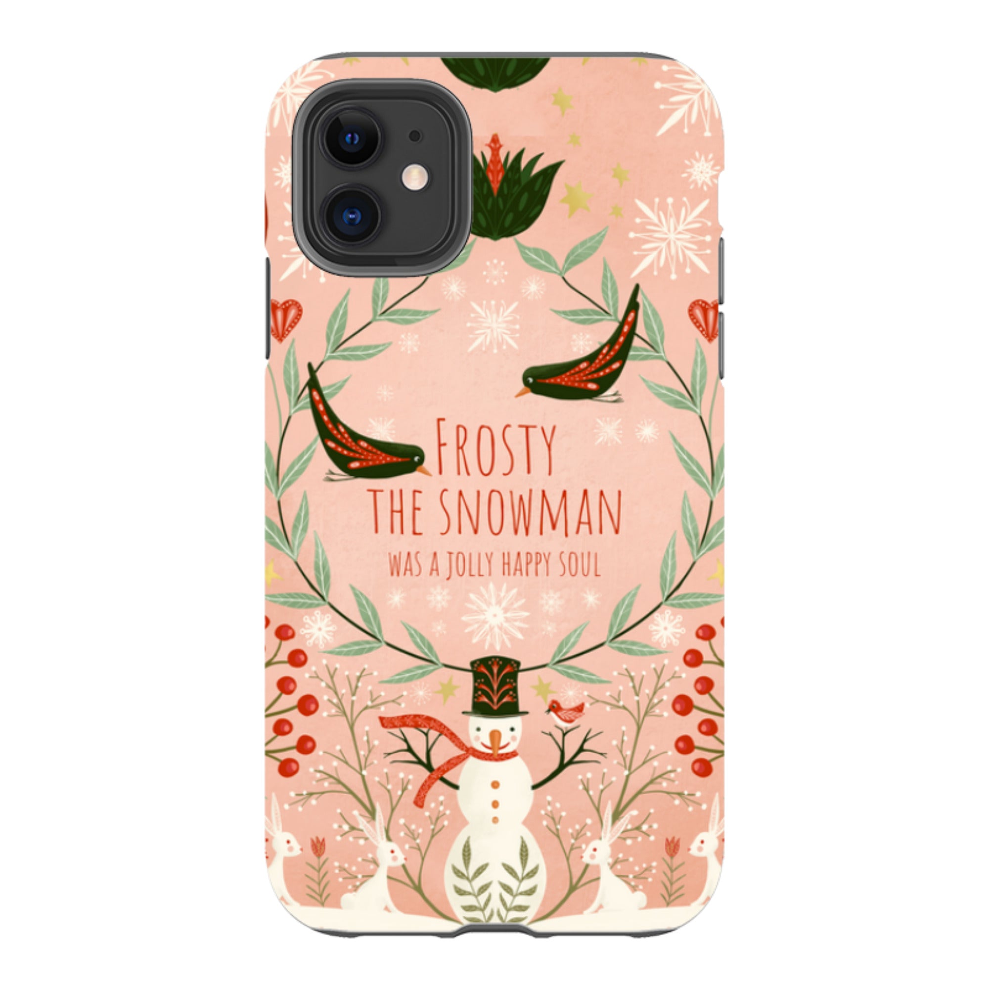 iPhone Tough Case -Frosty The Snow Man By Maja Lindberg