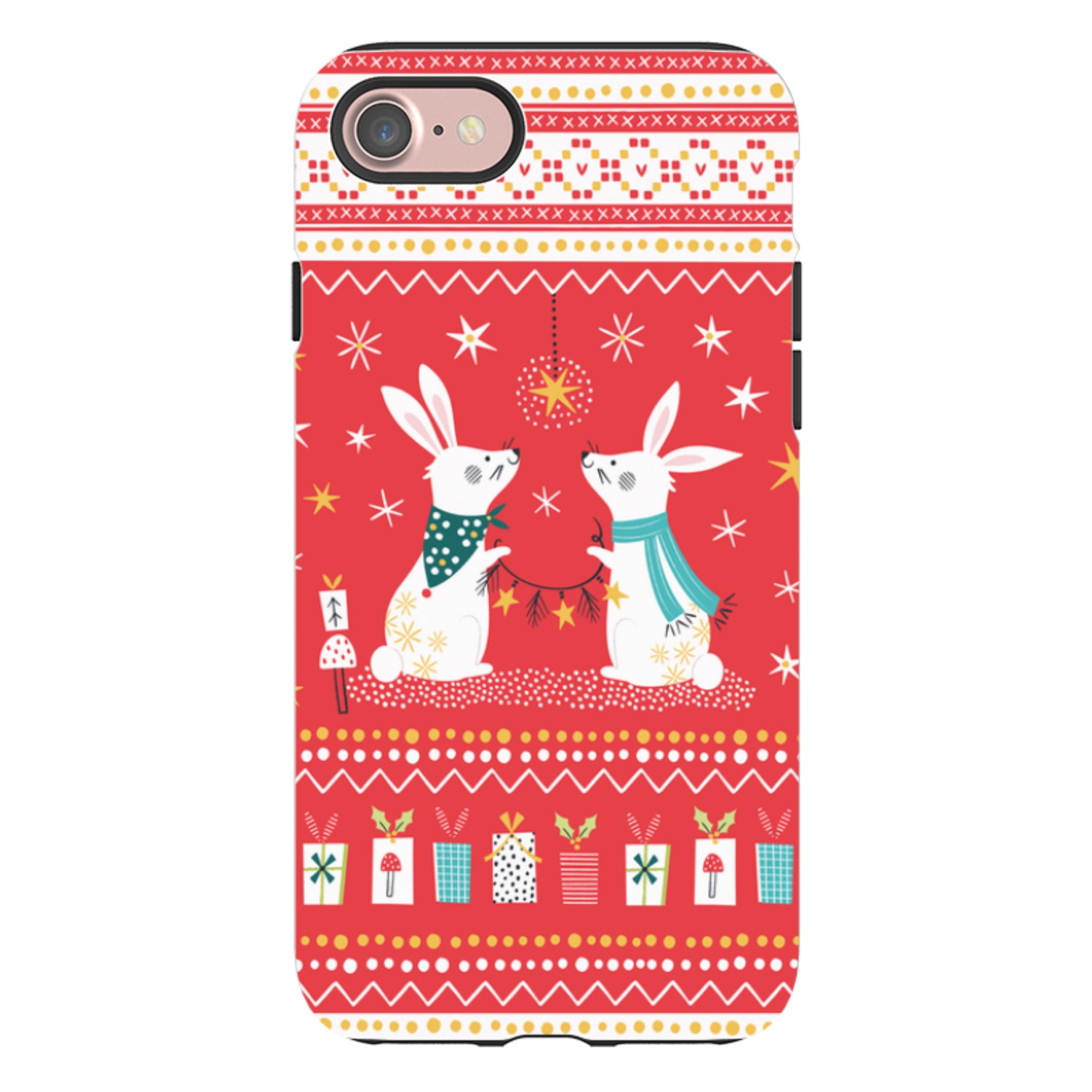 iPhone Tough Case - Rabbits By Ali Brookes