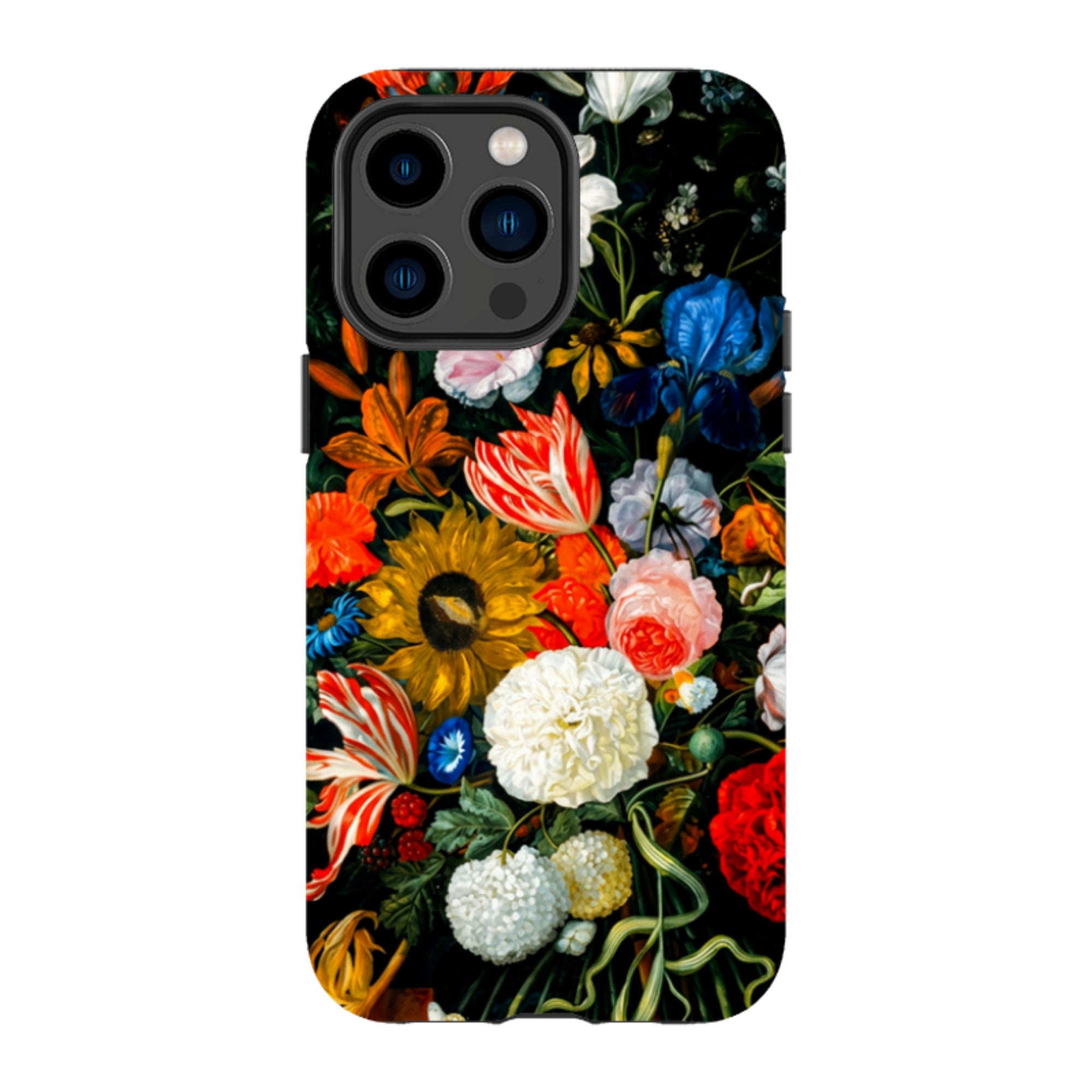 iPhone Tough Case - Still Life Tulip & Sunflower