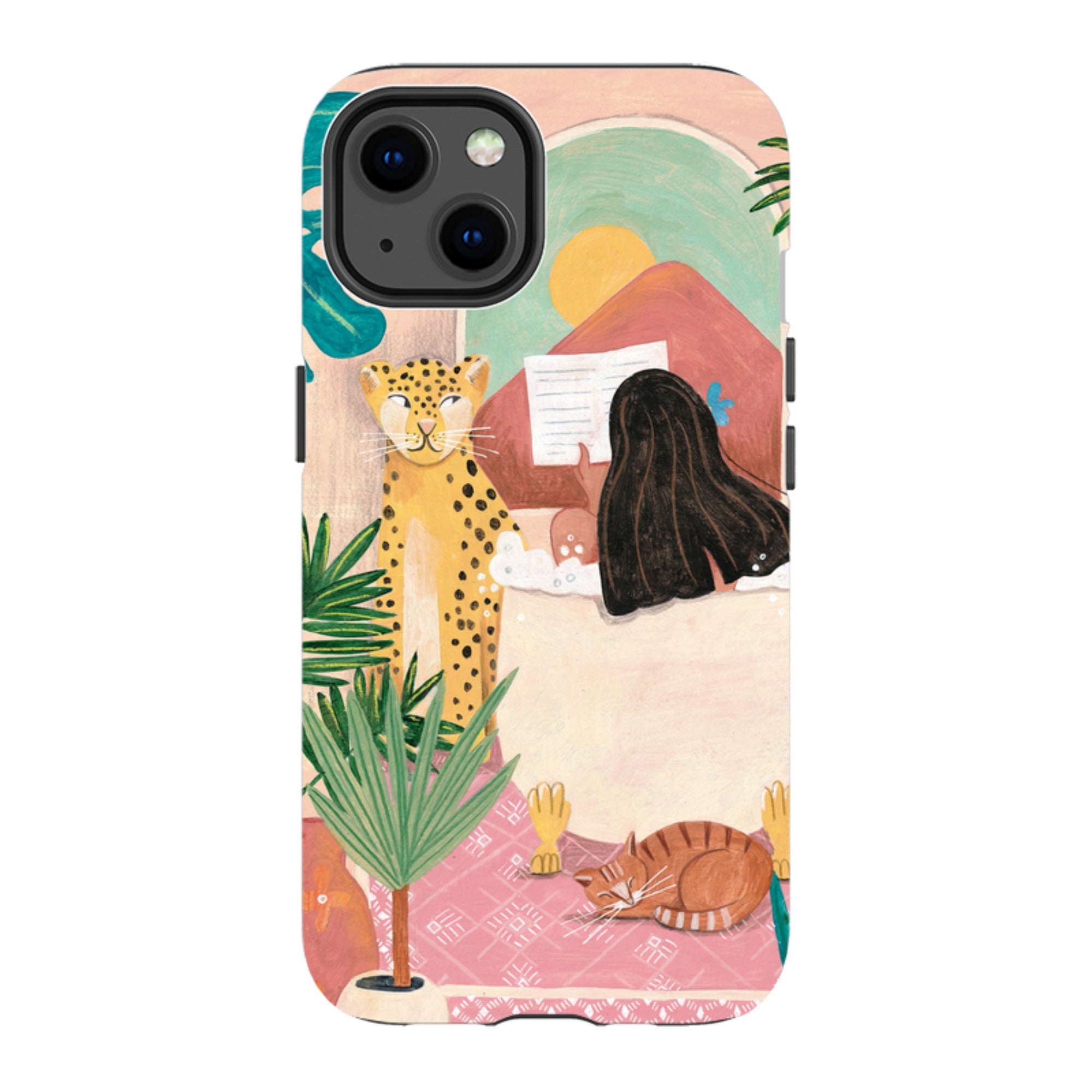 iPhone Tough Case - Bath Time By Caroline Bonne Muller