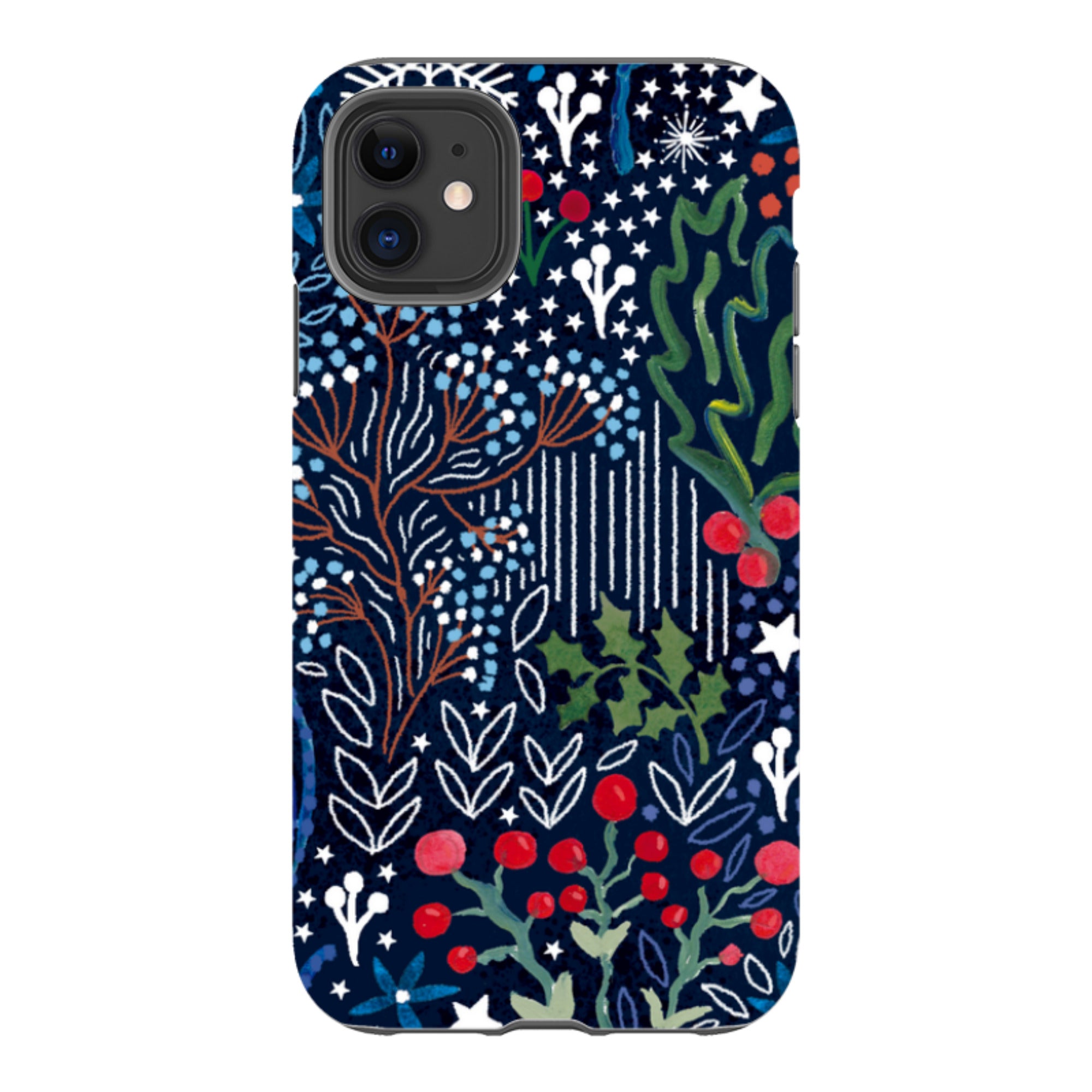 iPhone Tough Case - Winter Flowers II By Emma Frances Grant