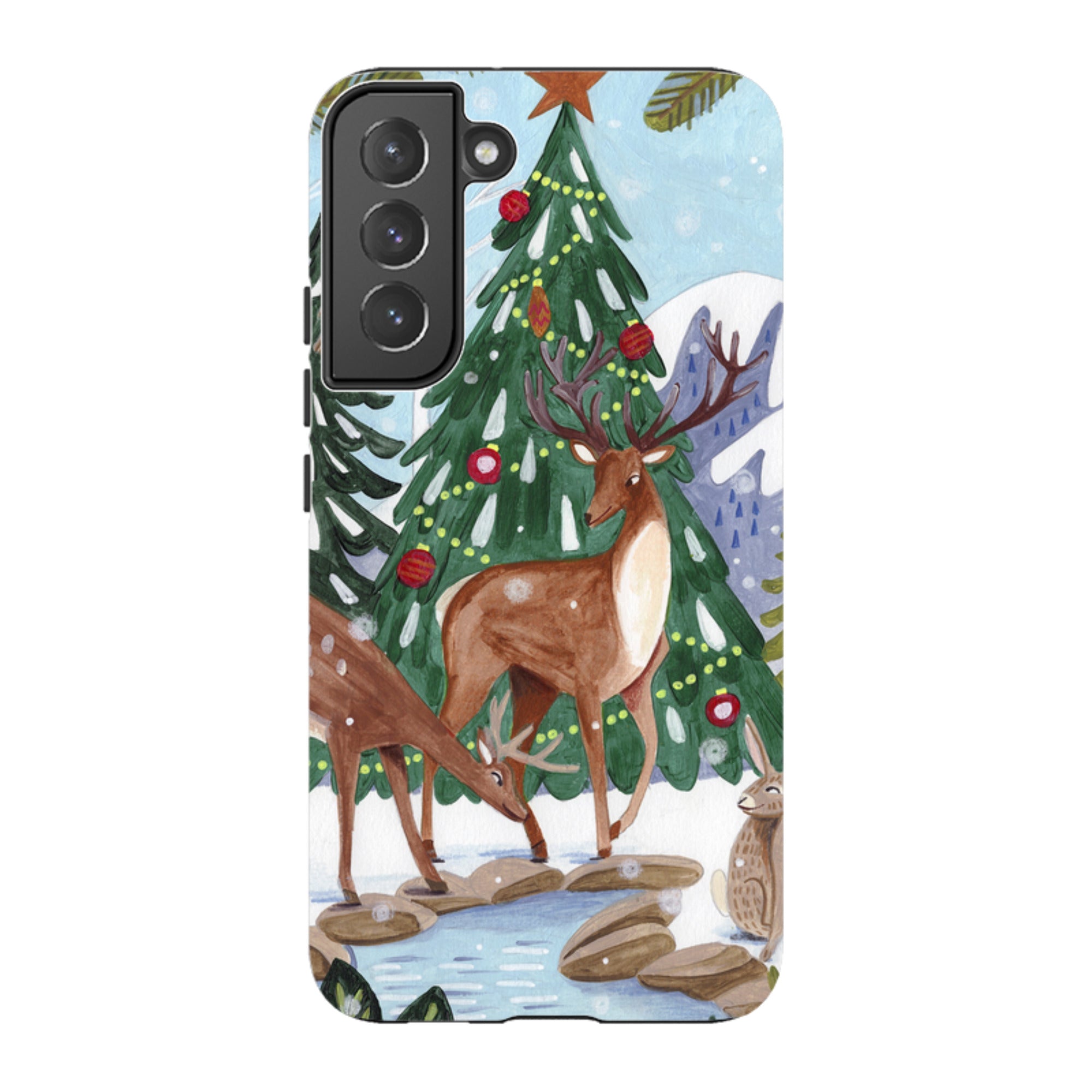 Samsung Tough Case - Winter Forest By Caroline Bonne Muller
