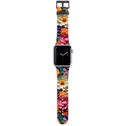 Violet Floral Apple Watch Strap