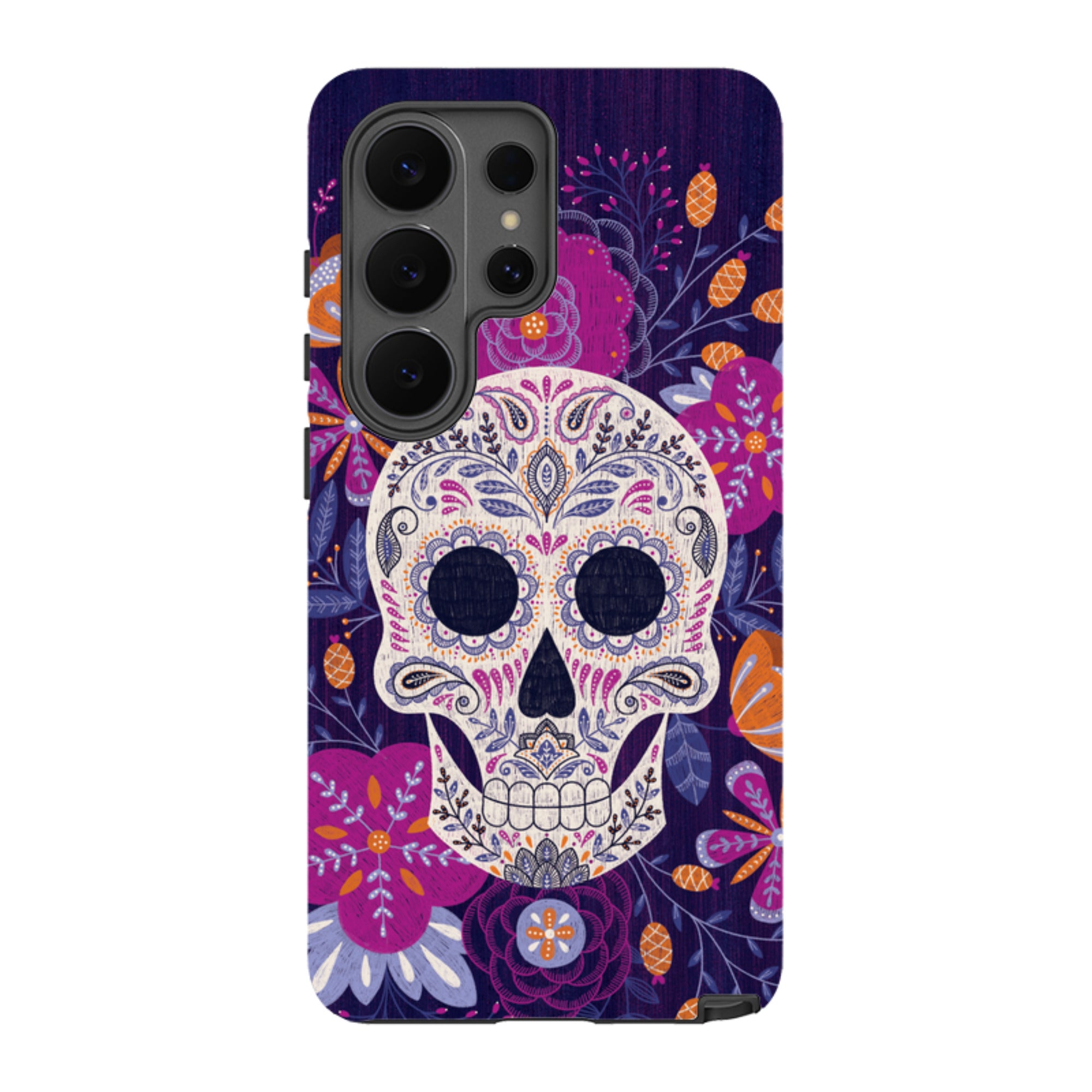 Samsung Tough Case - Sugar Skull By Jenny Zemanek