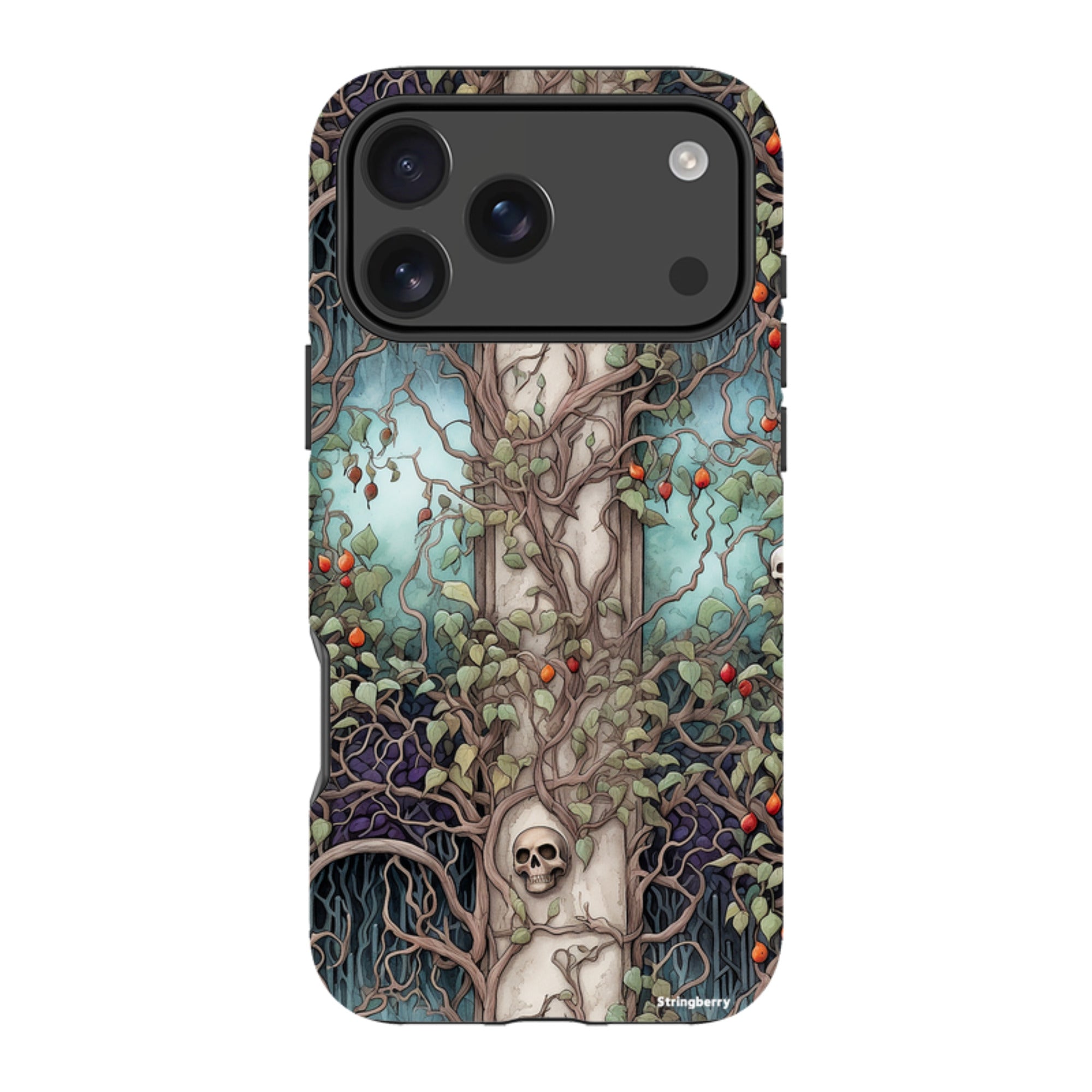 iPhone Tough Case - Skull Trees