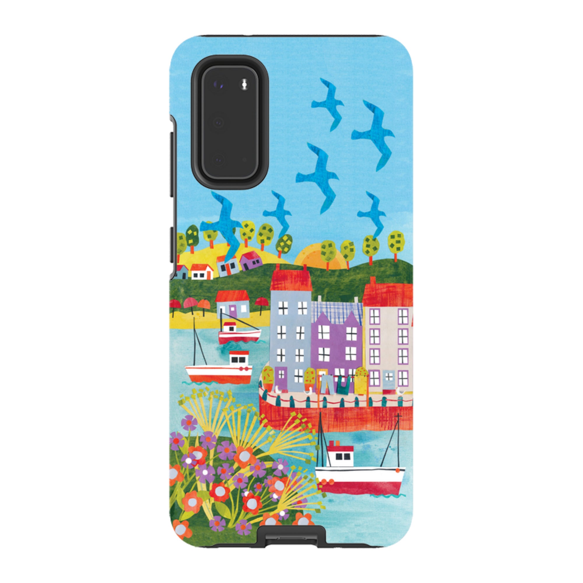 Samsung Tough  Case - Harbour Side By Tracey English