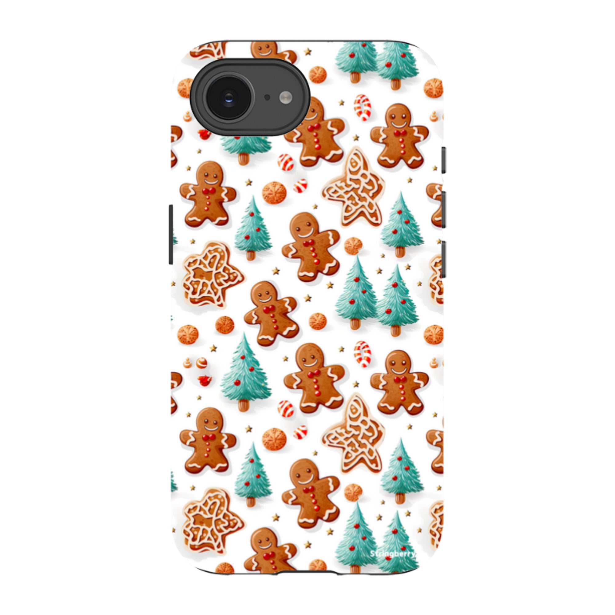 iPhone Tough Case - Ginger Bread Xmas