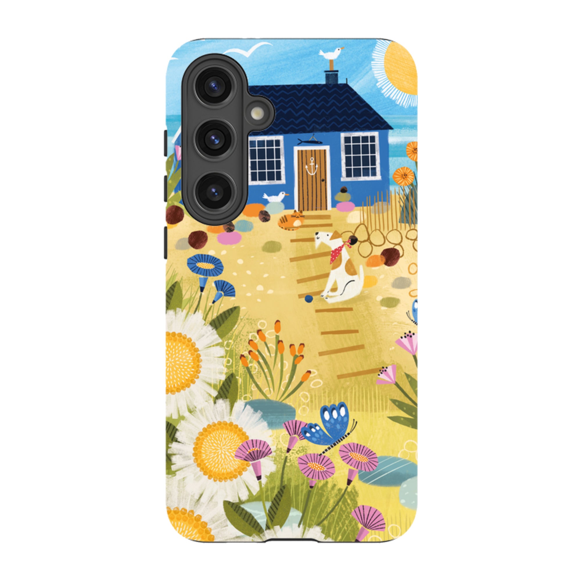 Samsung Tough  Case - Beach House By Ali Brookes