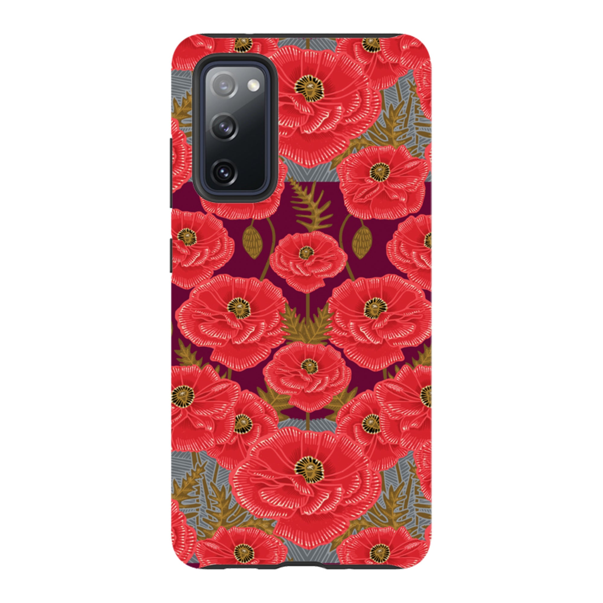 Samsung Tough Case - Poppy Red By Kate Heiss