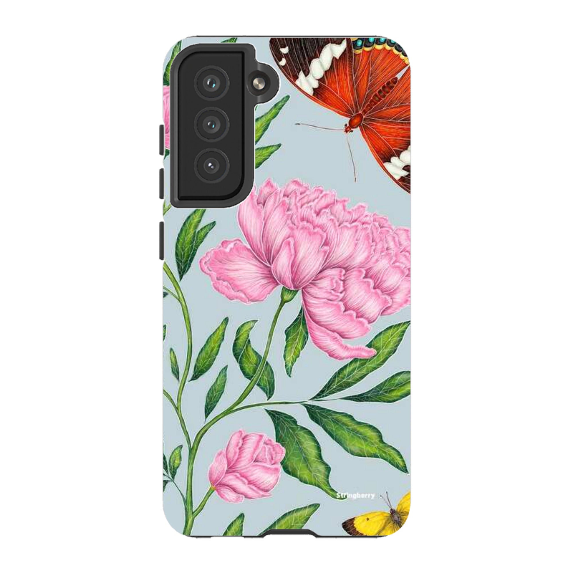 Samsung Tough Case - Butterflies And Peonies By Catherine Rowe