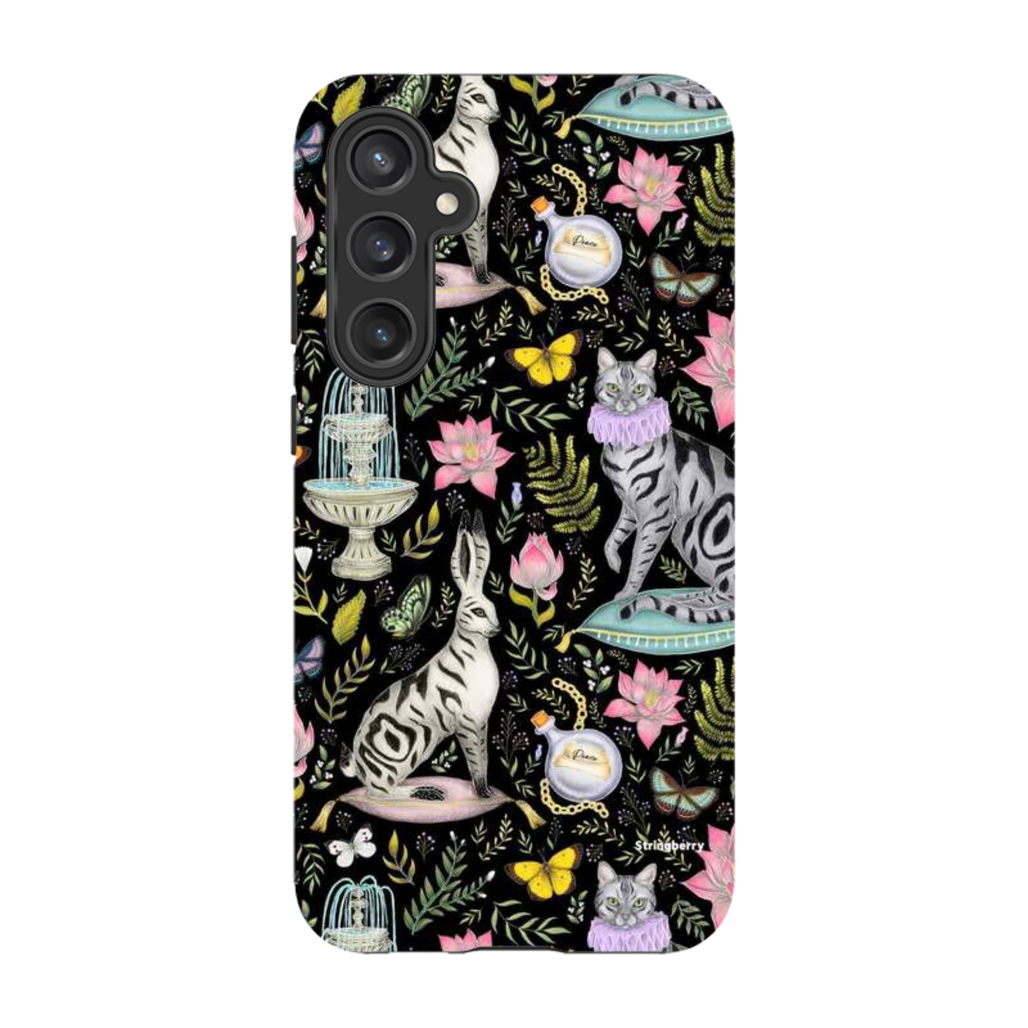 Samsung Tough Case - Lotus Garden By Catherine Rowe