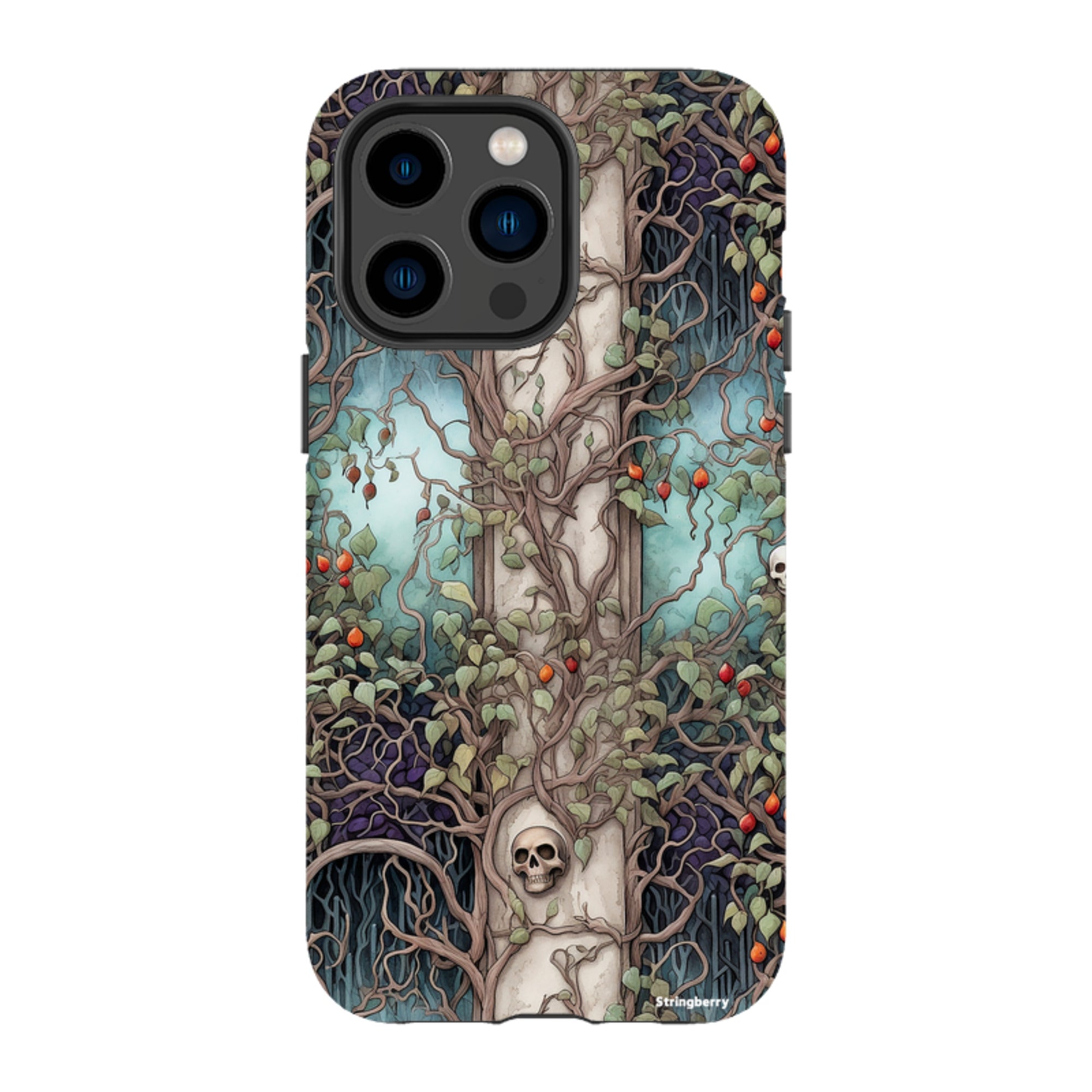 iPhone Tough Case - Skull Trees