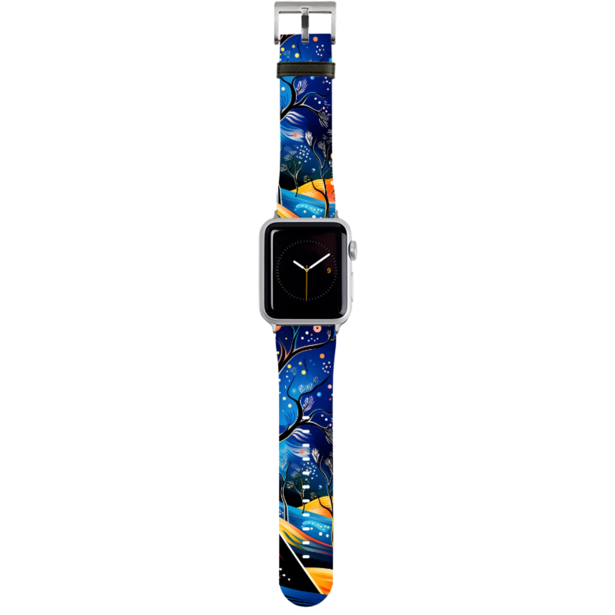 Rainbow Night Stars Apple Watch Strap