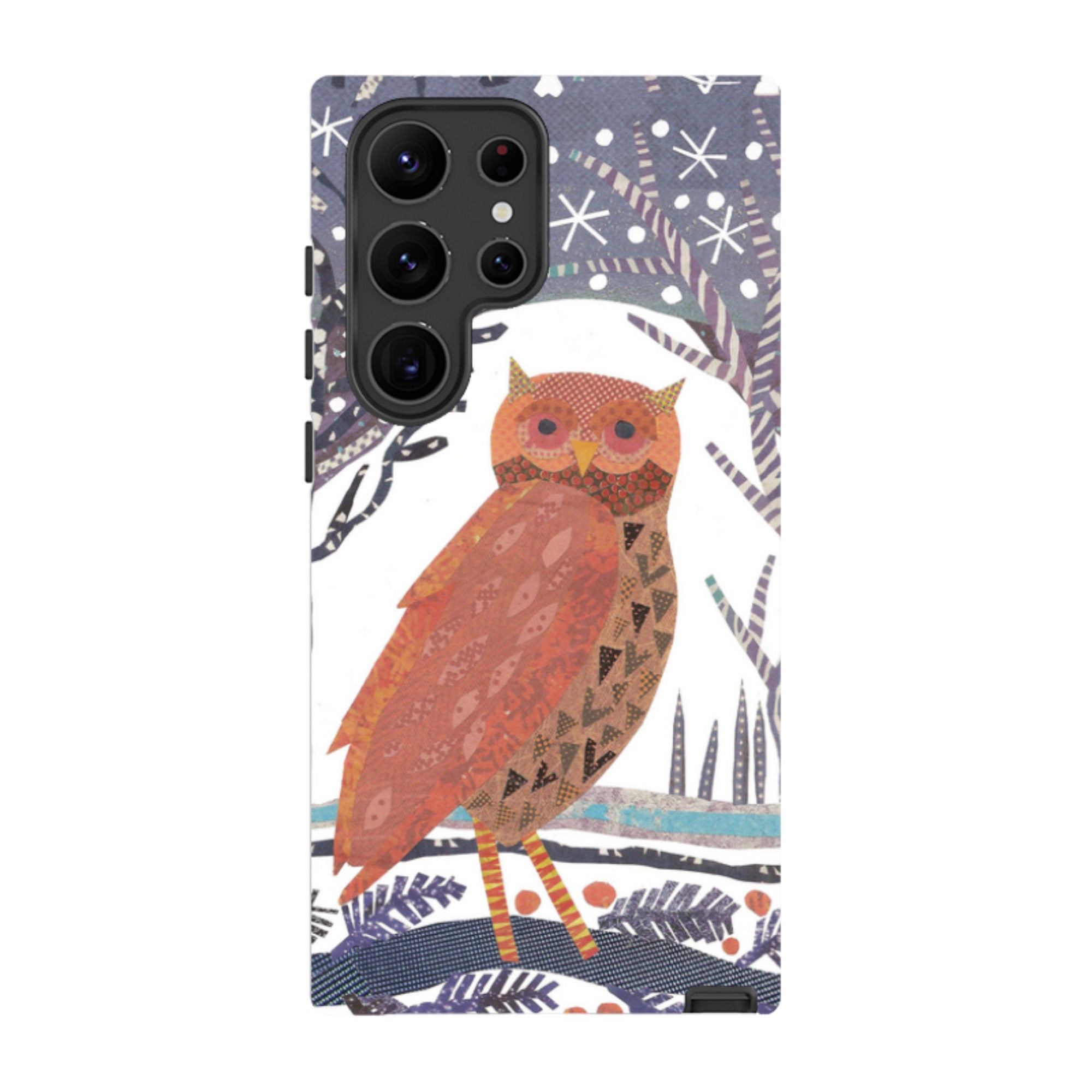 Samsung Tough Case - Winter Owl By Jane Robbins