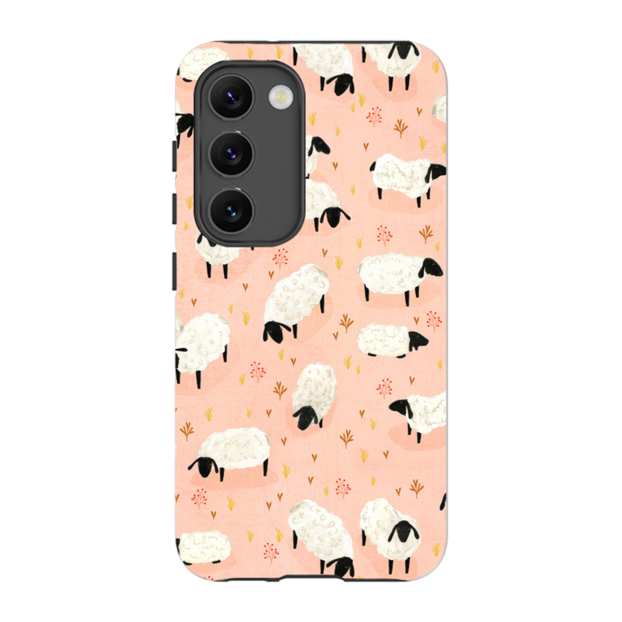 Samsung Tough Case - Sheep Pink By Katherine Quinn