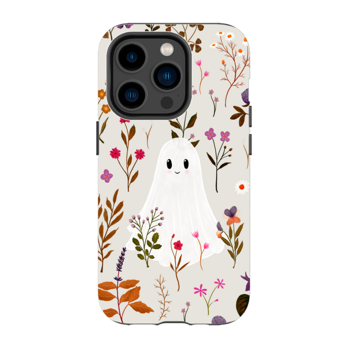 iPhone Tough Case - Ghost in the Garden - Stone Multi By Katherine Quinn
