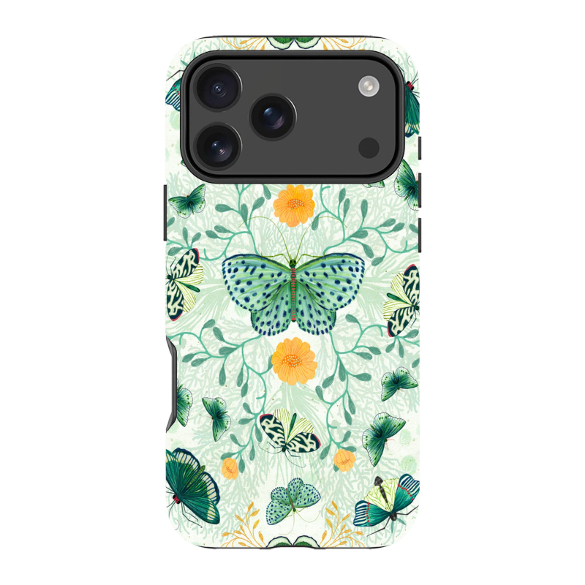iPhone Tough Case - Medium Moths 1 By Katherine Quinn