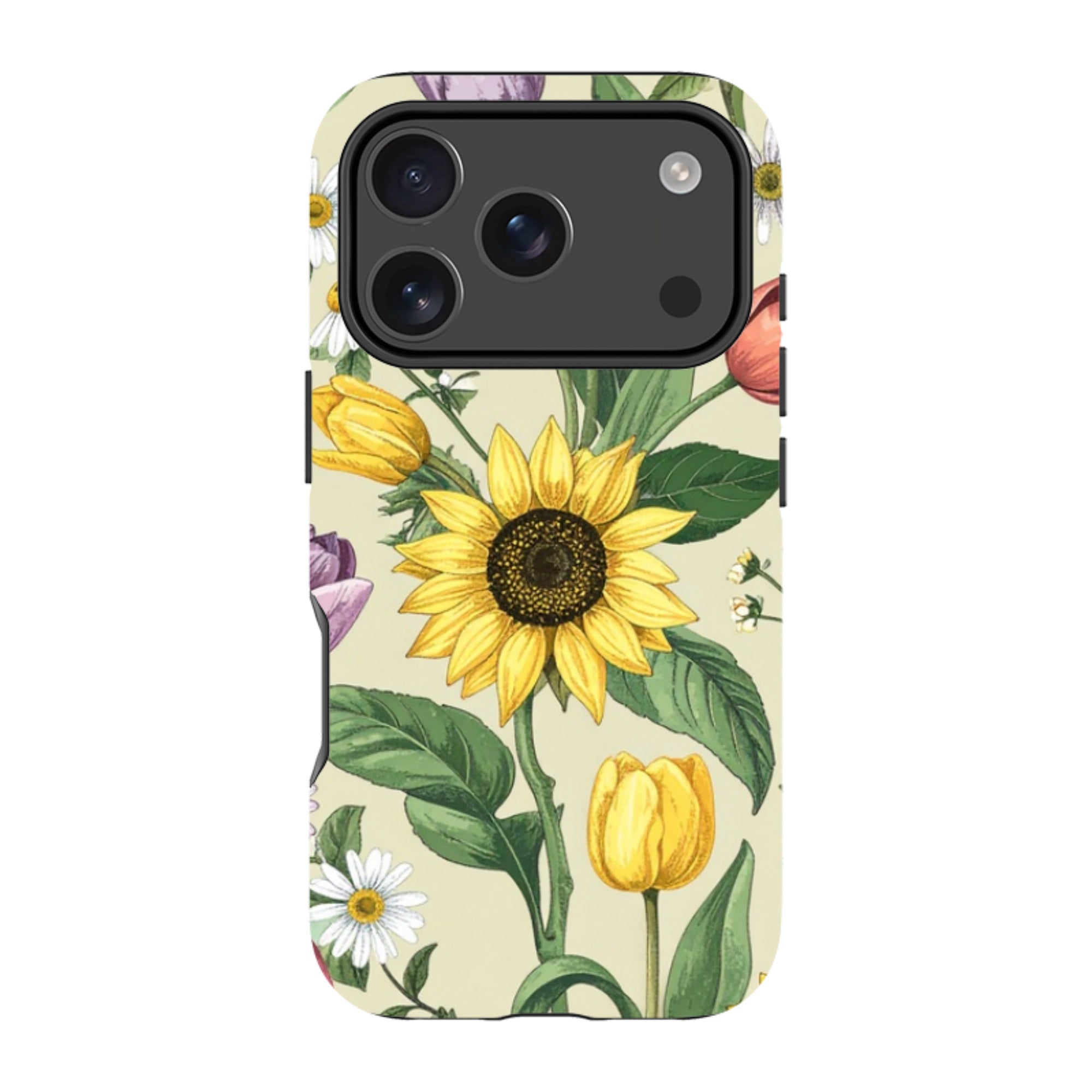 iPhone MagSafe Tough Case - Pale Sunflowers