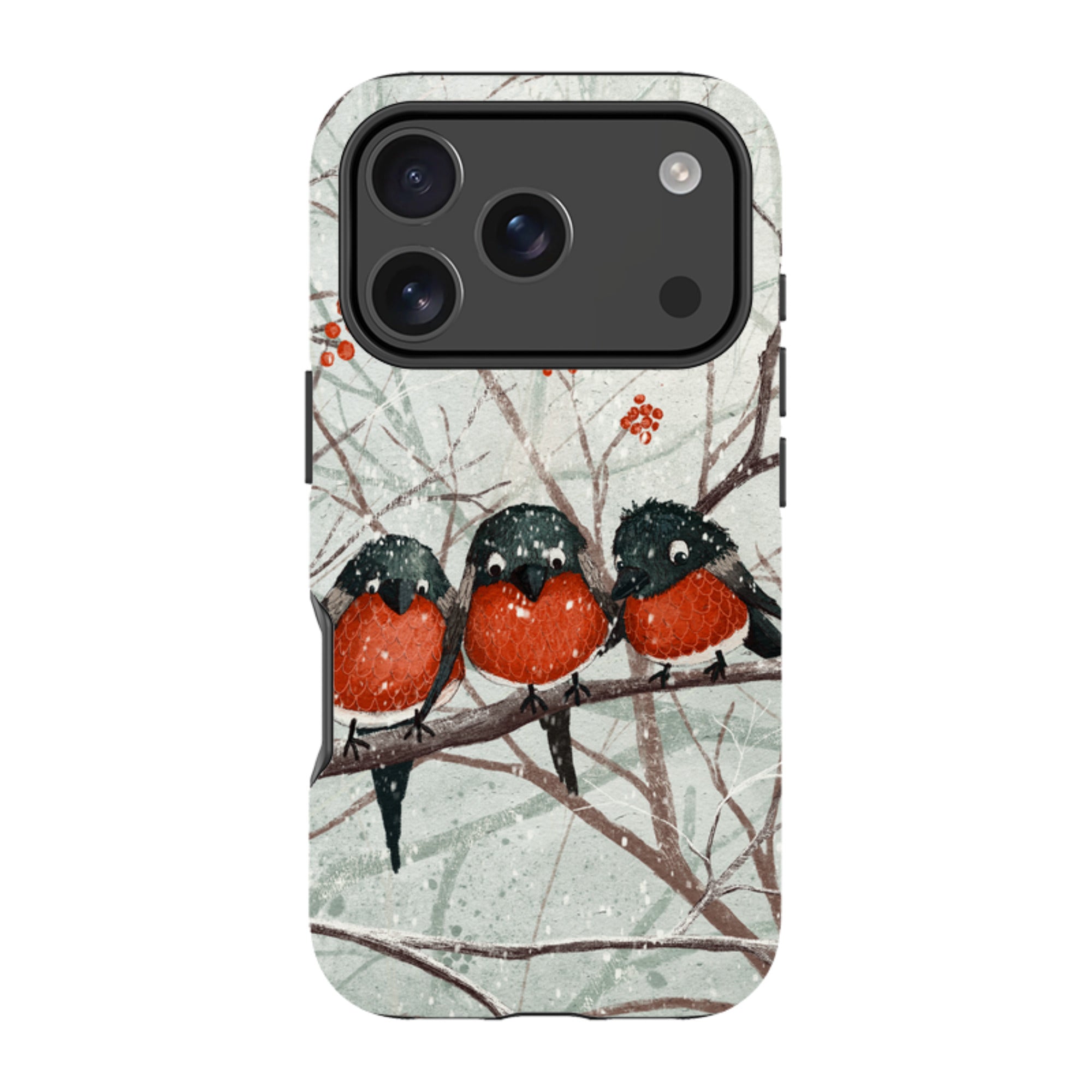 iPhone Tough Case - Frosted Branches By Maja Lindberg