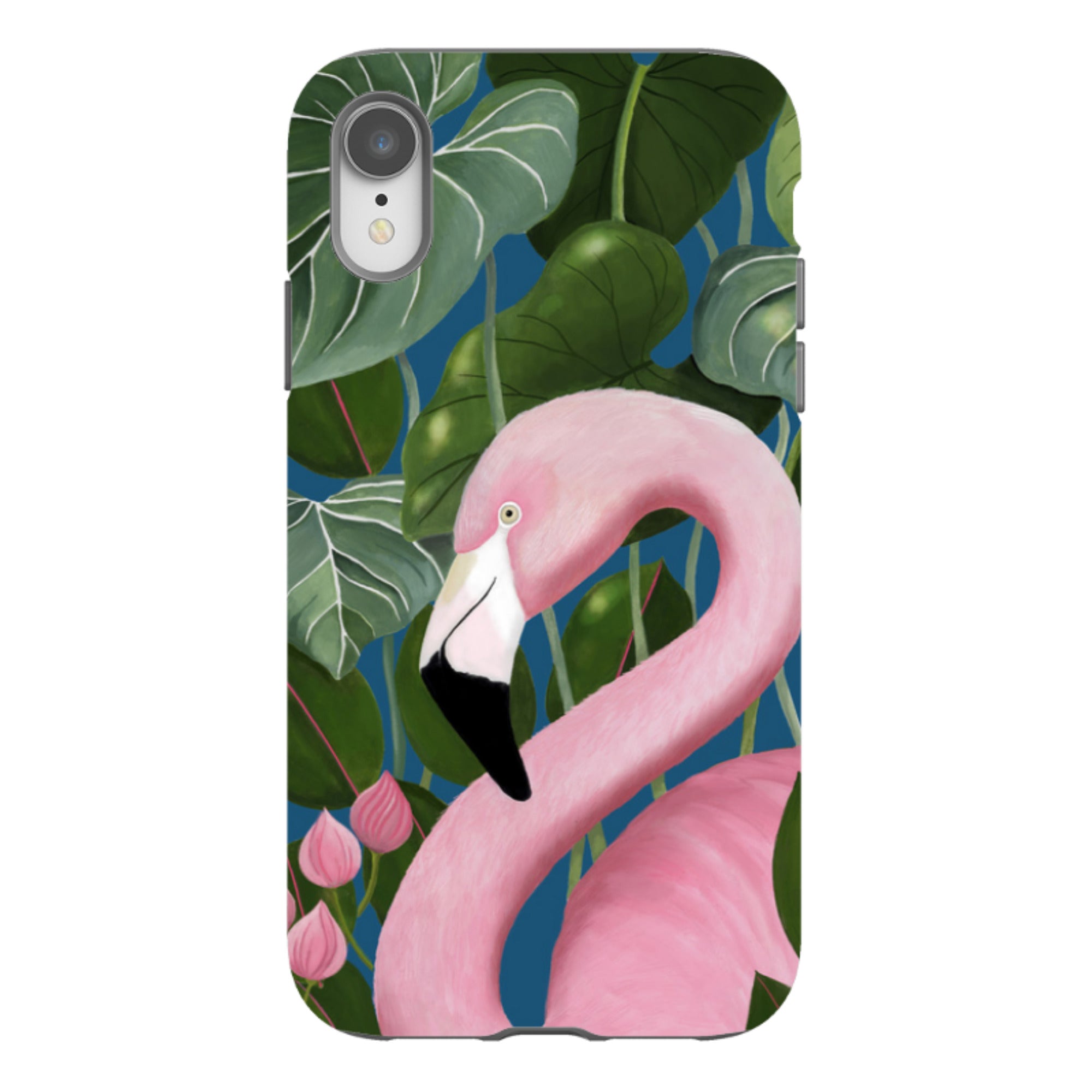iPhone Tough Case - Flamingo By Bex Parkin