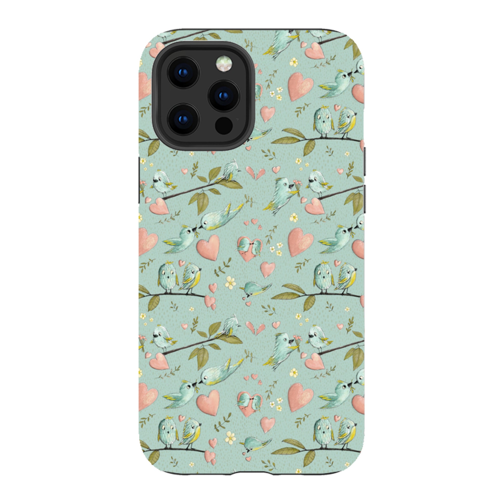 iPhone Tough Case - Love Is In The Air Pattern By Maja Lindberg