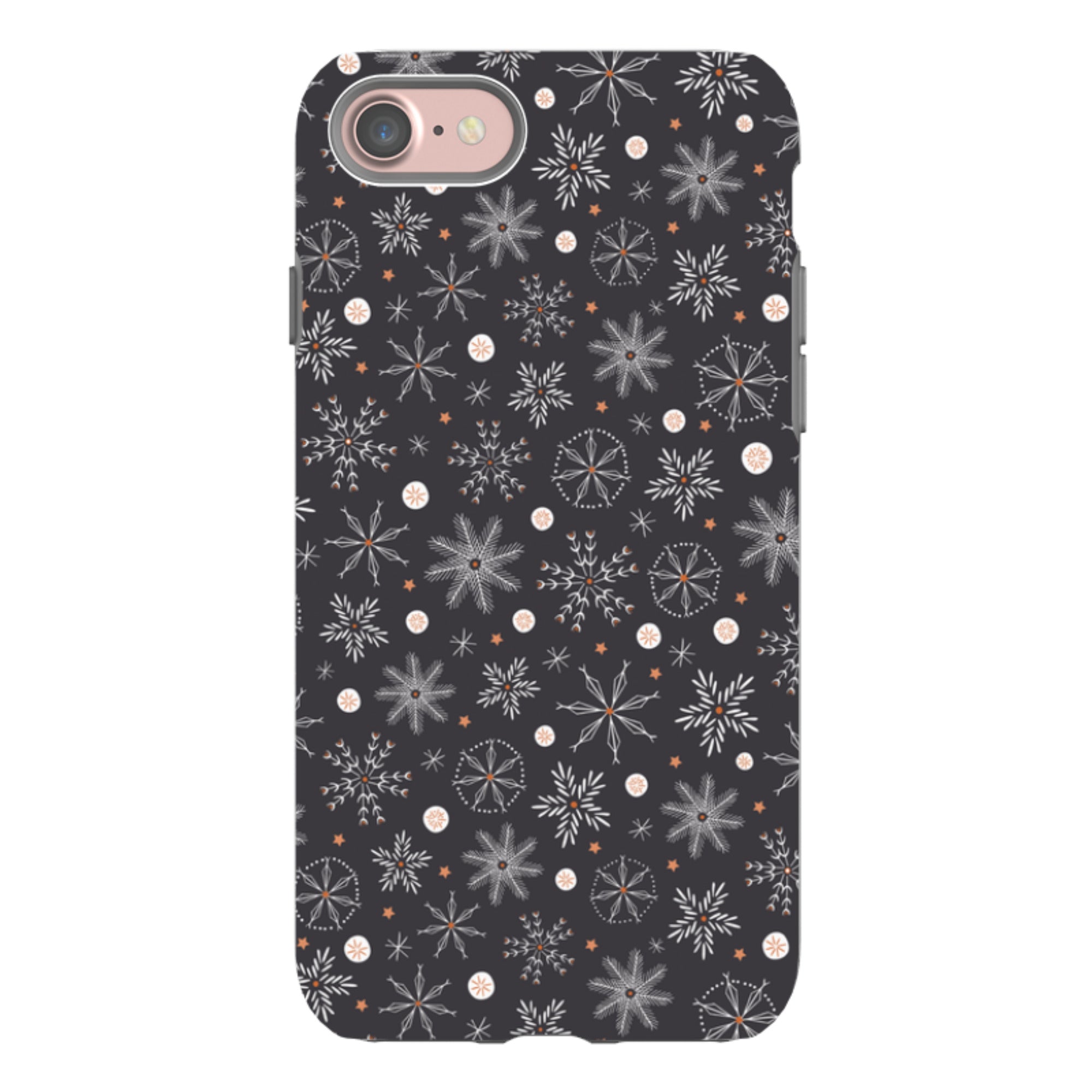 iPhone Tough Case - Christmas Snowflakes II By Ali Brookes