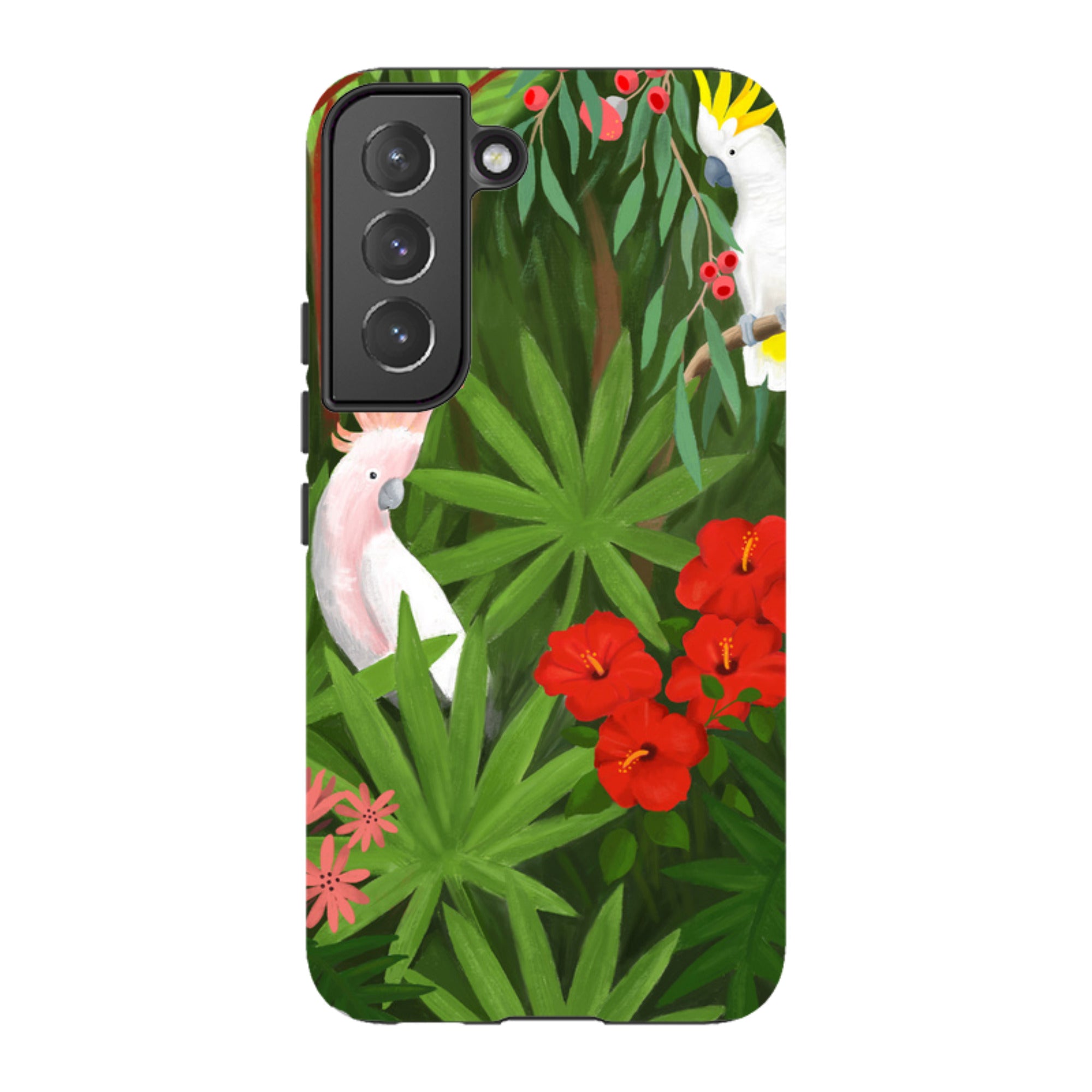 Samsung Tough Case - Cockatoo Jungle By Bex Parkin