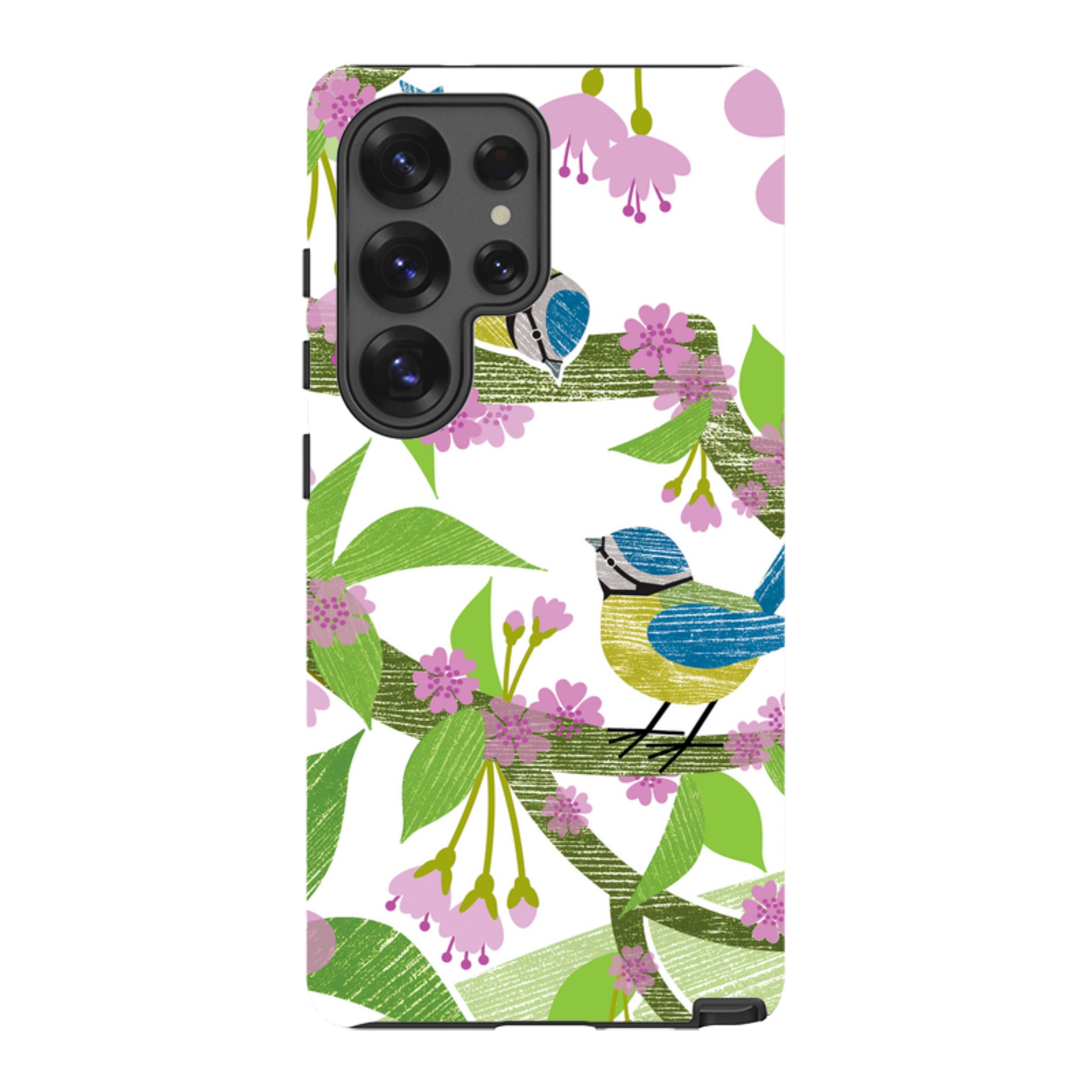 Samsung Tough Case - Blue Tits and Blossom By Liane Payne