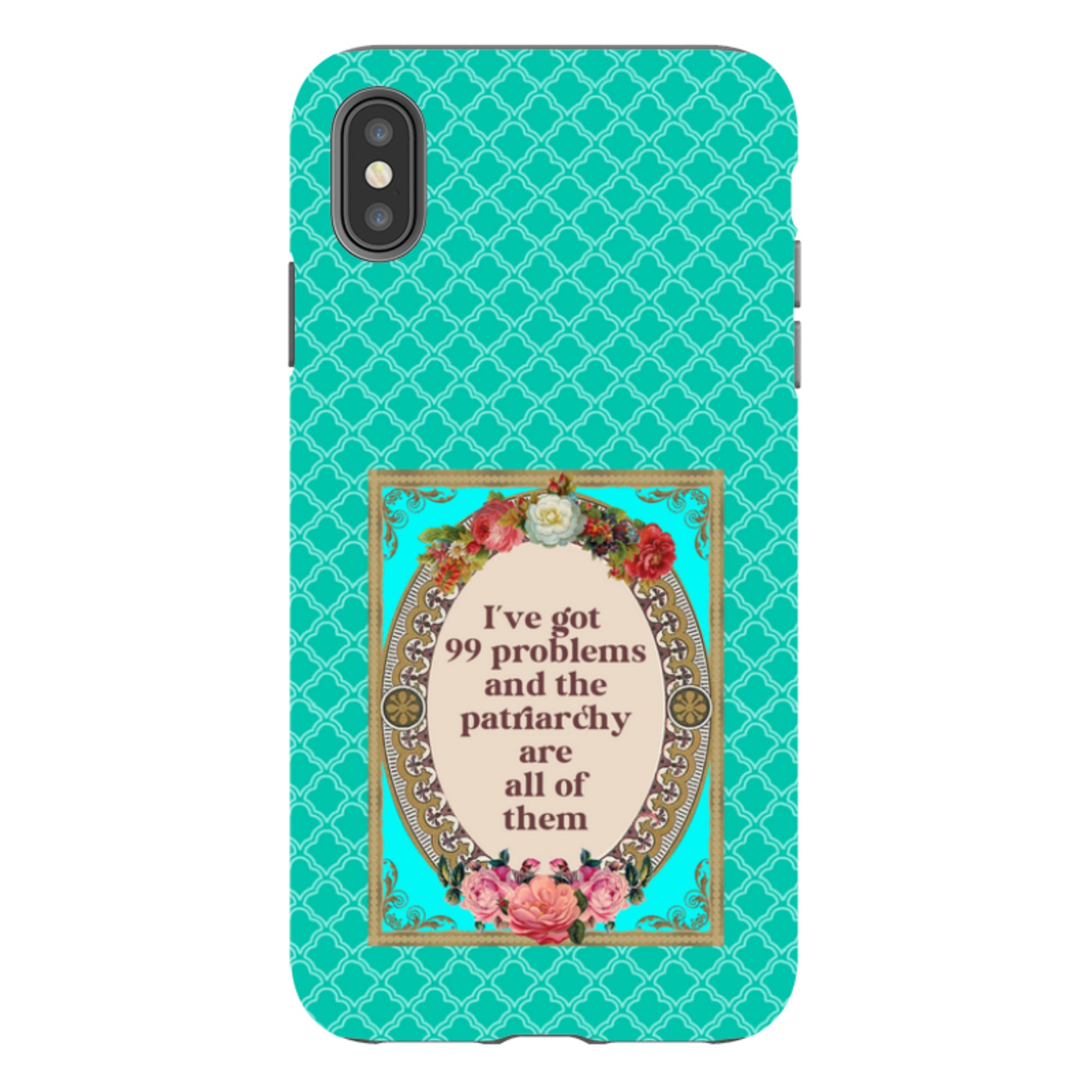 iPhone Tough Case - 99 Problems By Clare Jordan