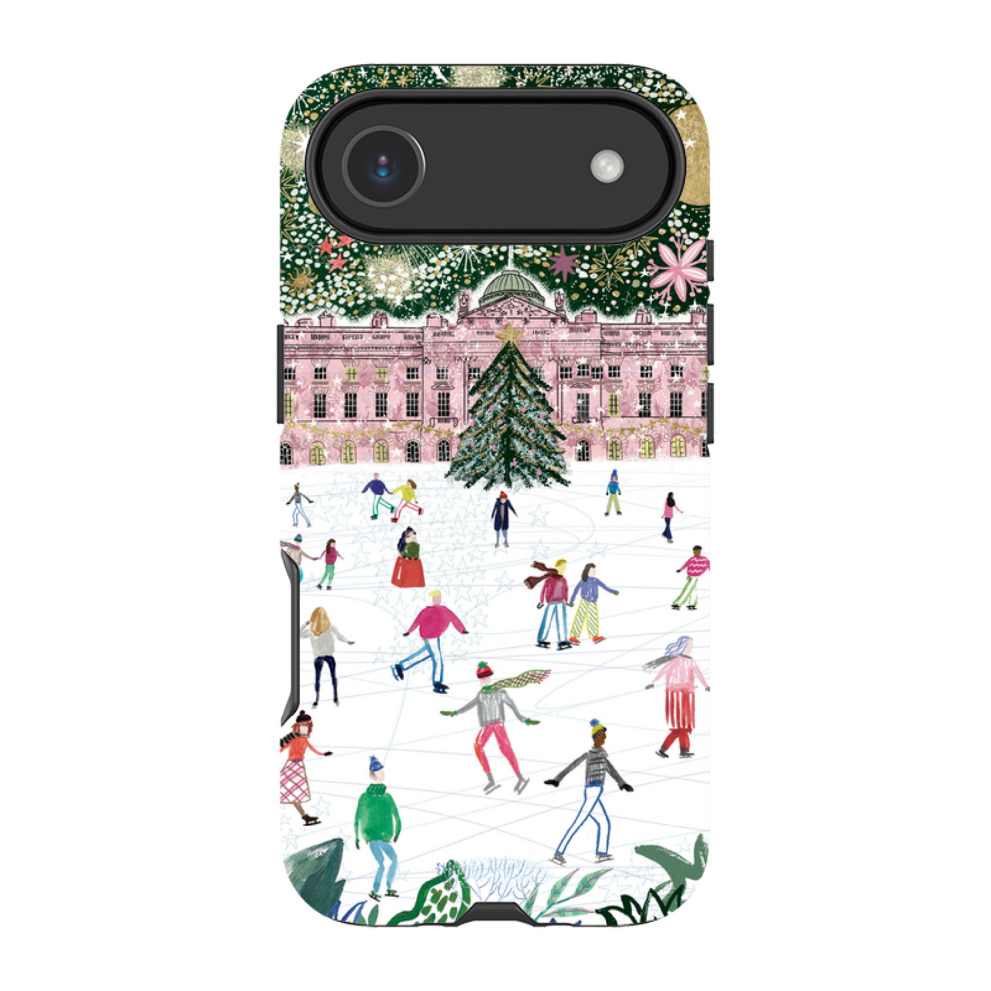 iPhone Tough Case - Skating At Somerset House By Emma Frances Grant
