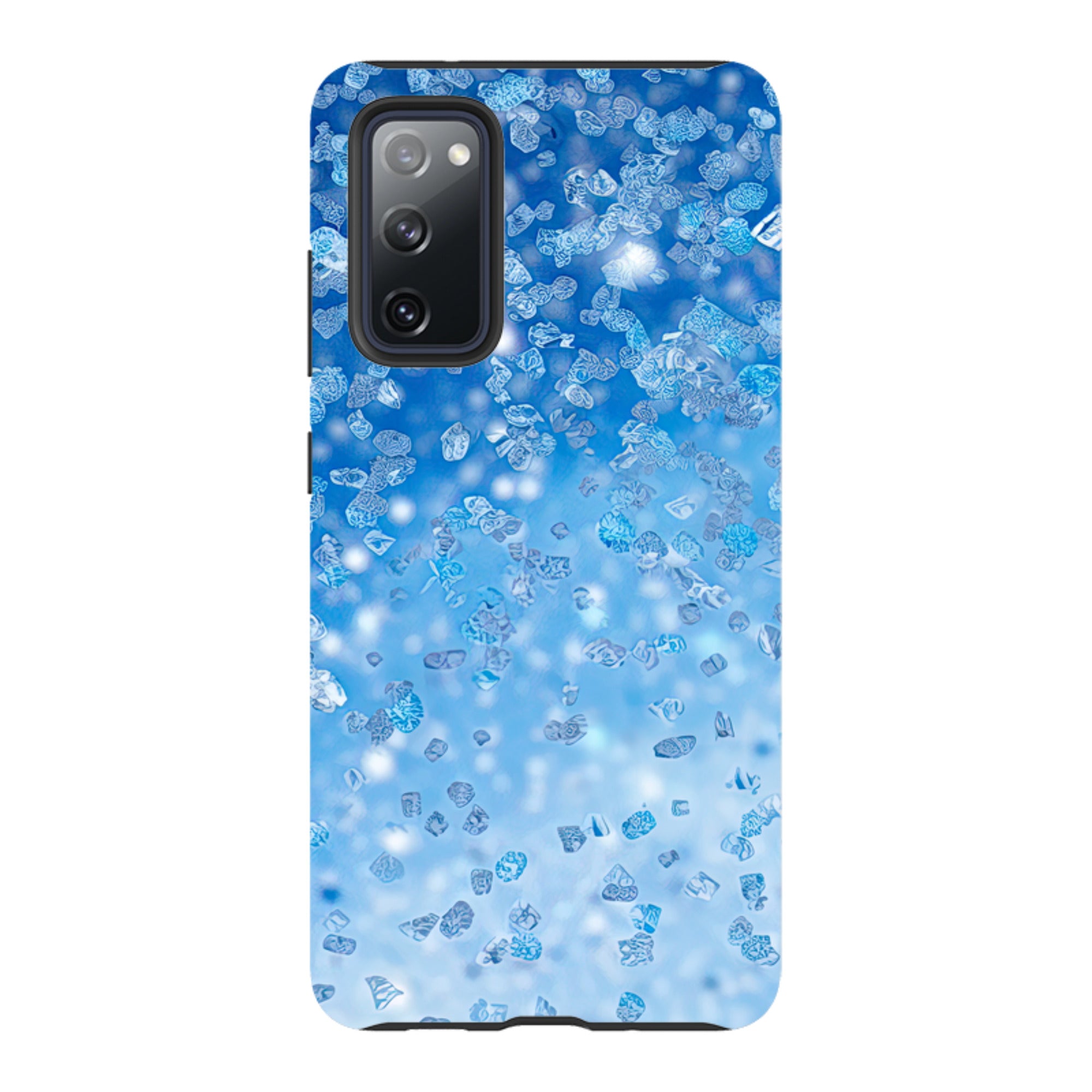 Samsung Tough Case - Blue Glitter (Case Does Not Glitter)